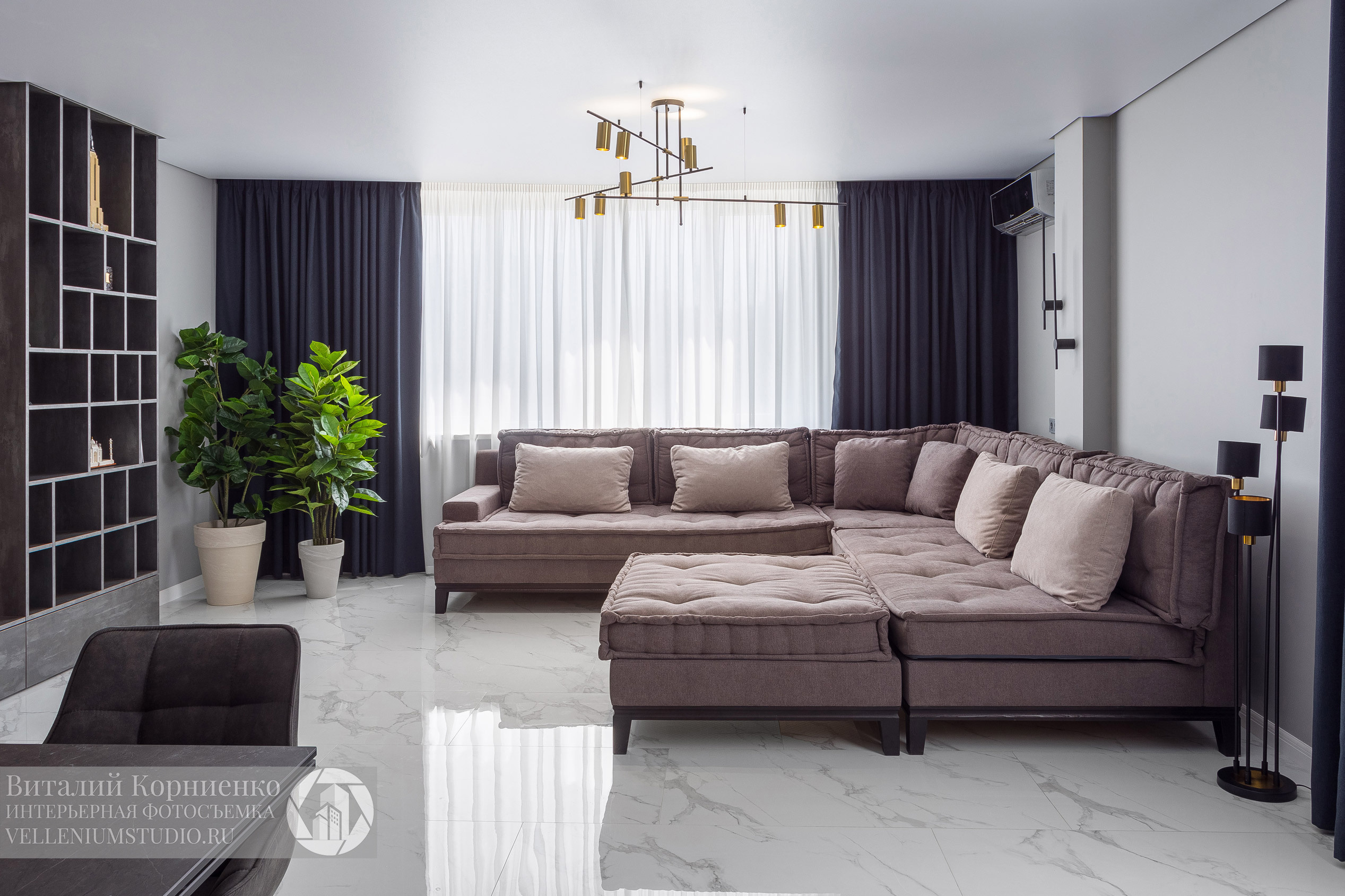 Фотосъемка реализованного дизайн проекта для портфолио дизайнера интерьера. Интерьерный фотограф Краснодар: профессионально по доступным ценам