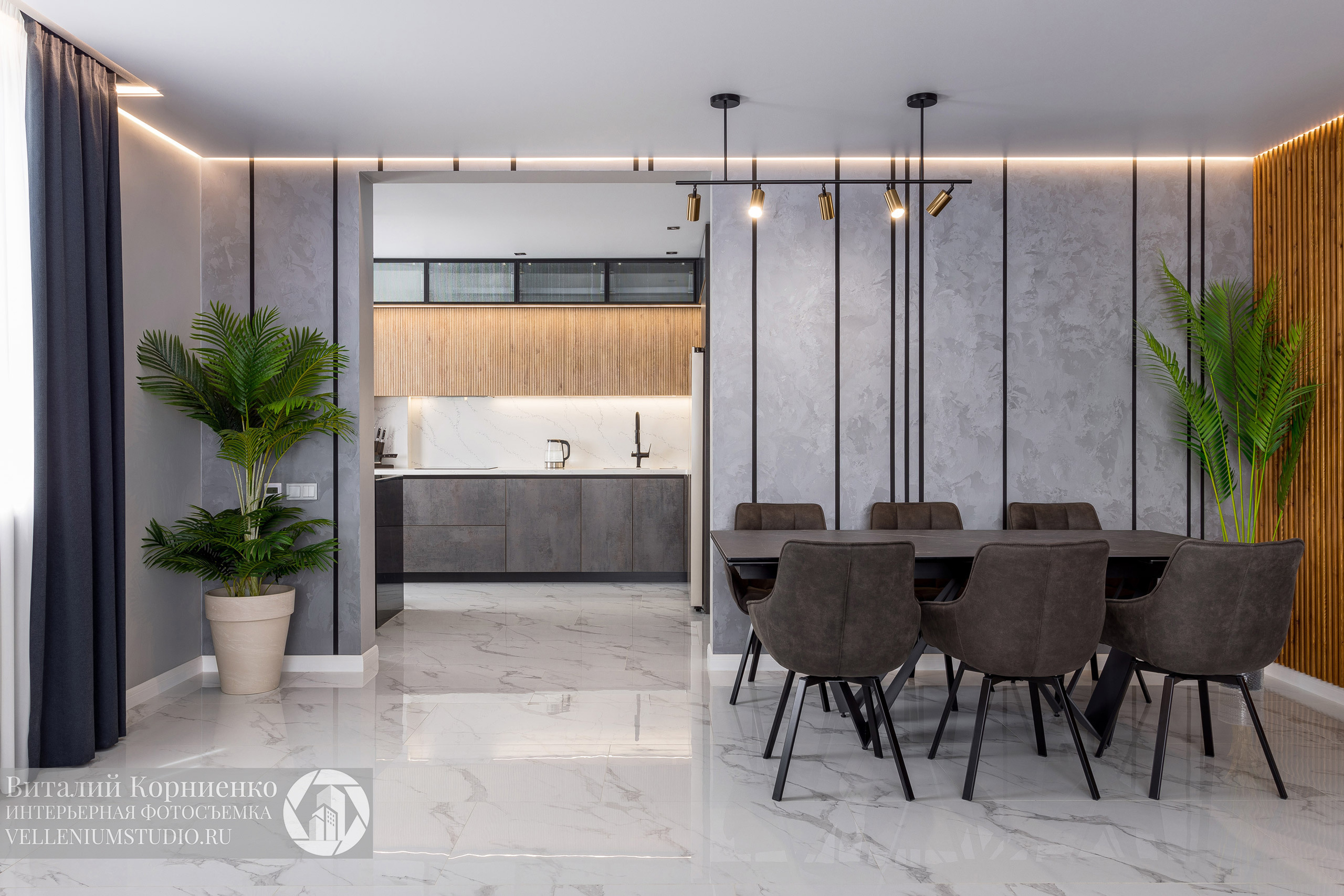 Фотосъемка реализованного дизайн проекта для портфолио дизайнера интерьера. Интерьерный фотограф Краснодар: профессионально по доступным ценам
