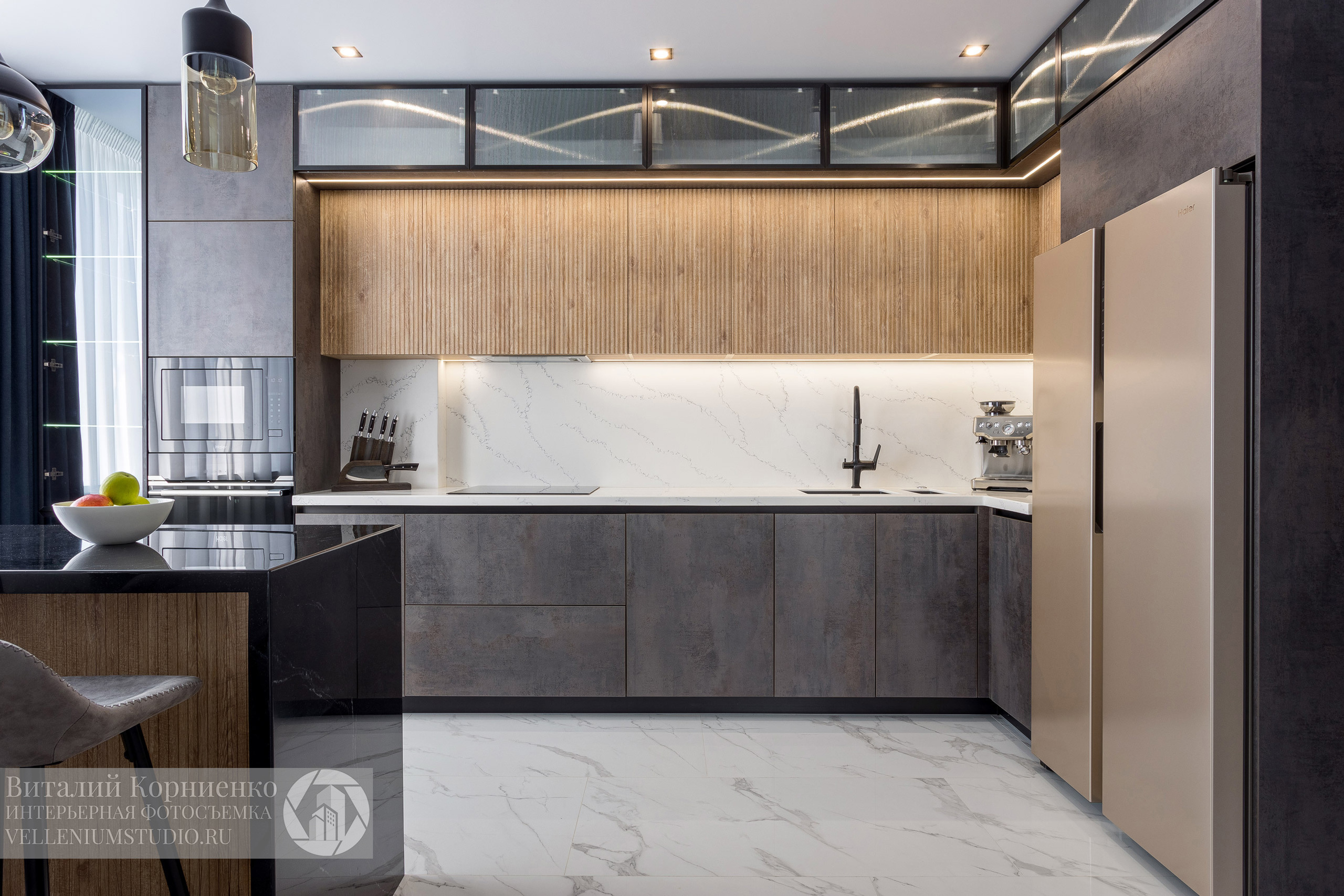 Фотосъемка реализованного дизайн проекта для портфолио дизайнера интерьера. Интерьерный фотограф Краснодар: профессионально по доступным ценам