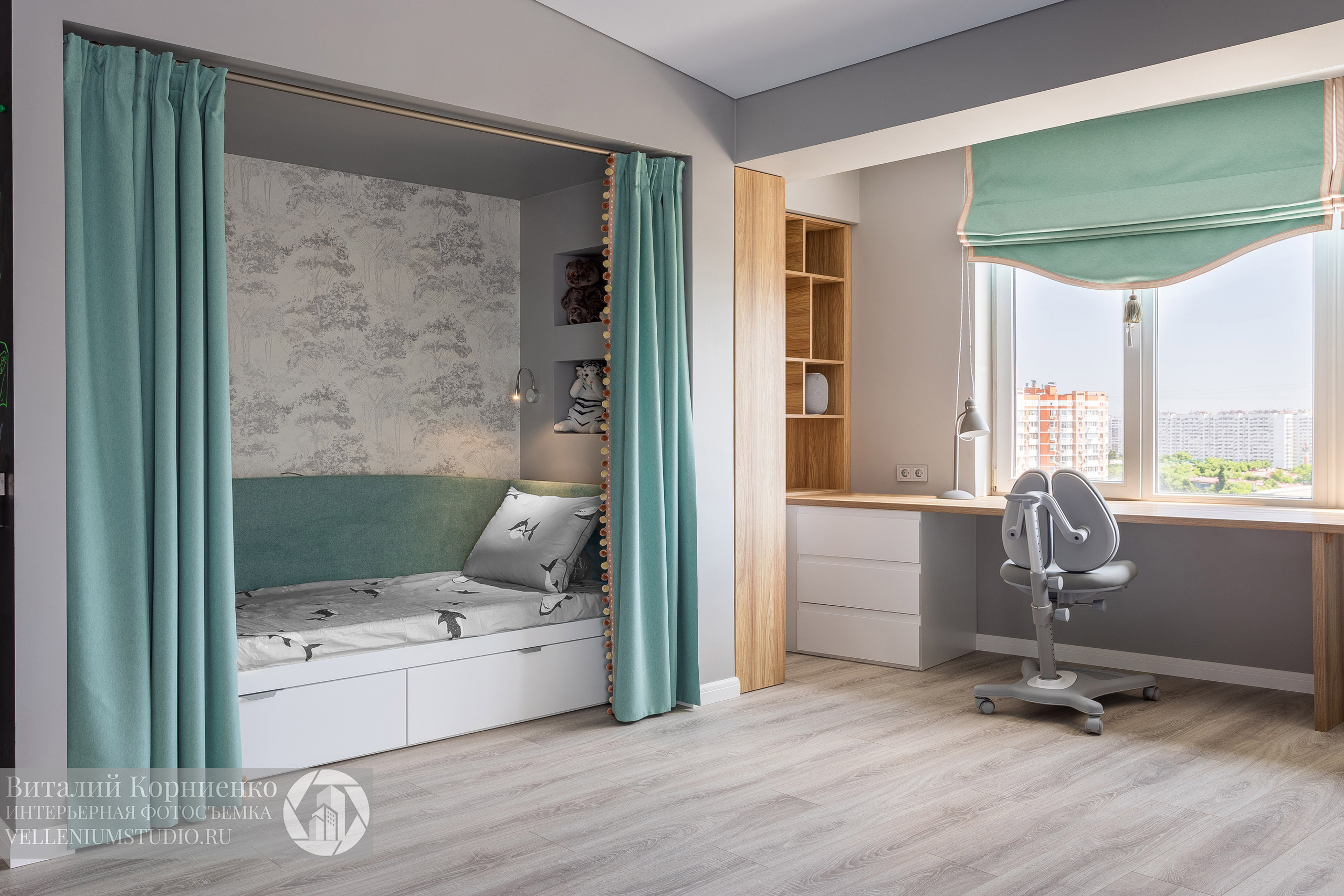 Фотосъемка реализованного дизайн проекта для портфолио дизайнера интерьера. Интерьерный фотограф Краснодар: профессионально по доступным ценам