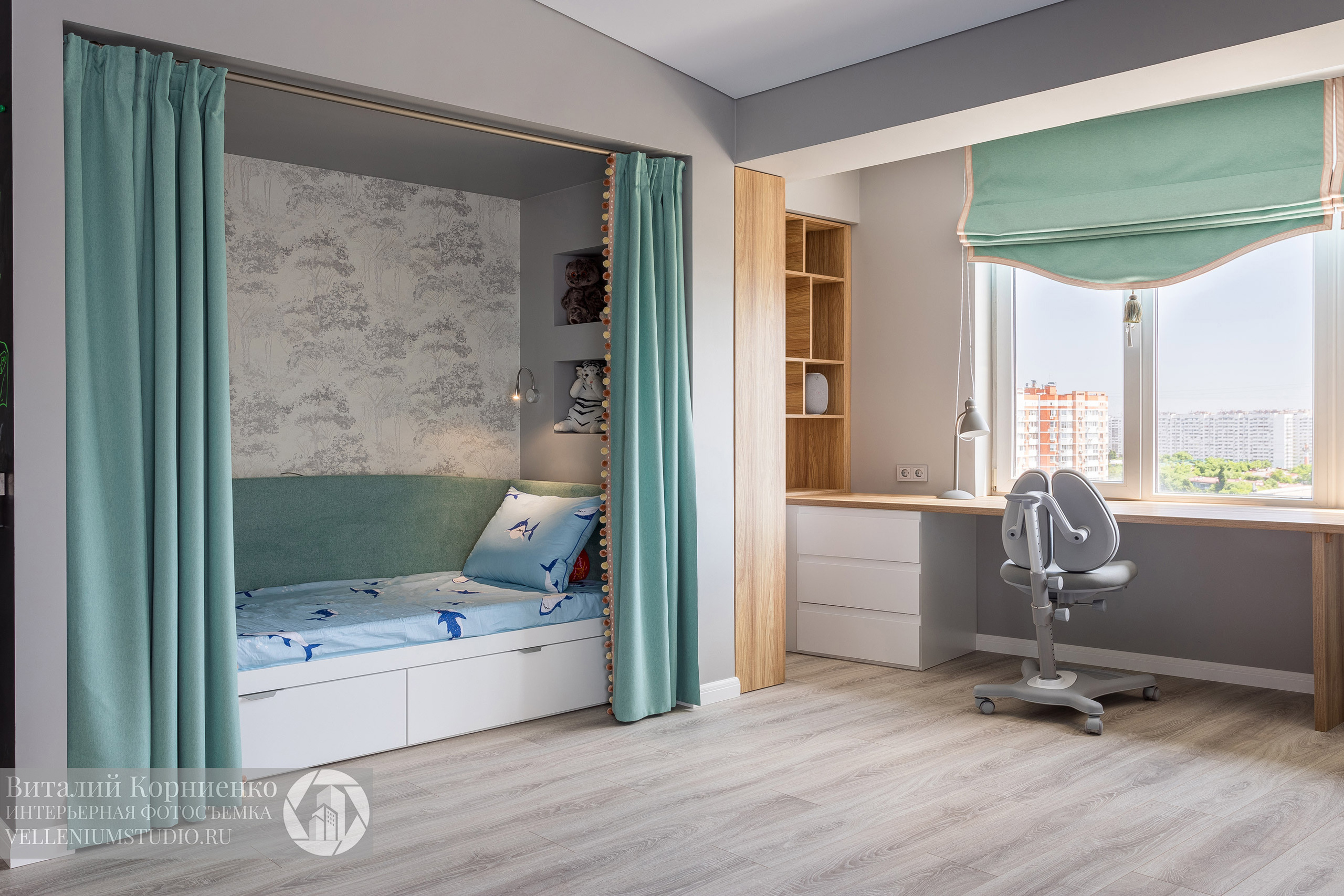 Фотосъемка реализованного дизайн проекта для портфолио дизайнера интерьера. Интерьерный фотограф Краснодар: профессионально по доступным ценам