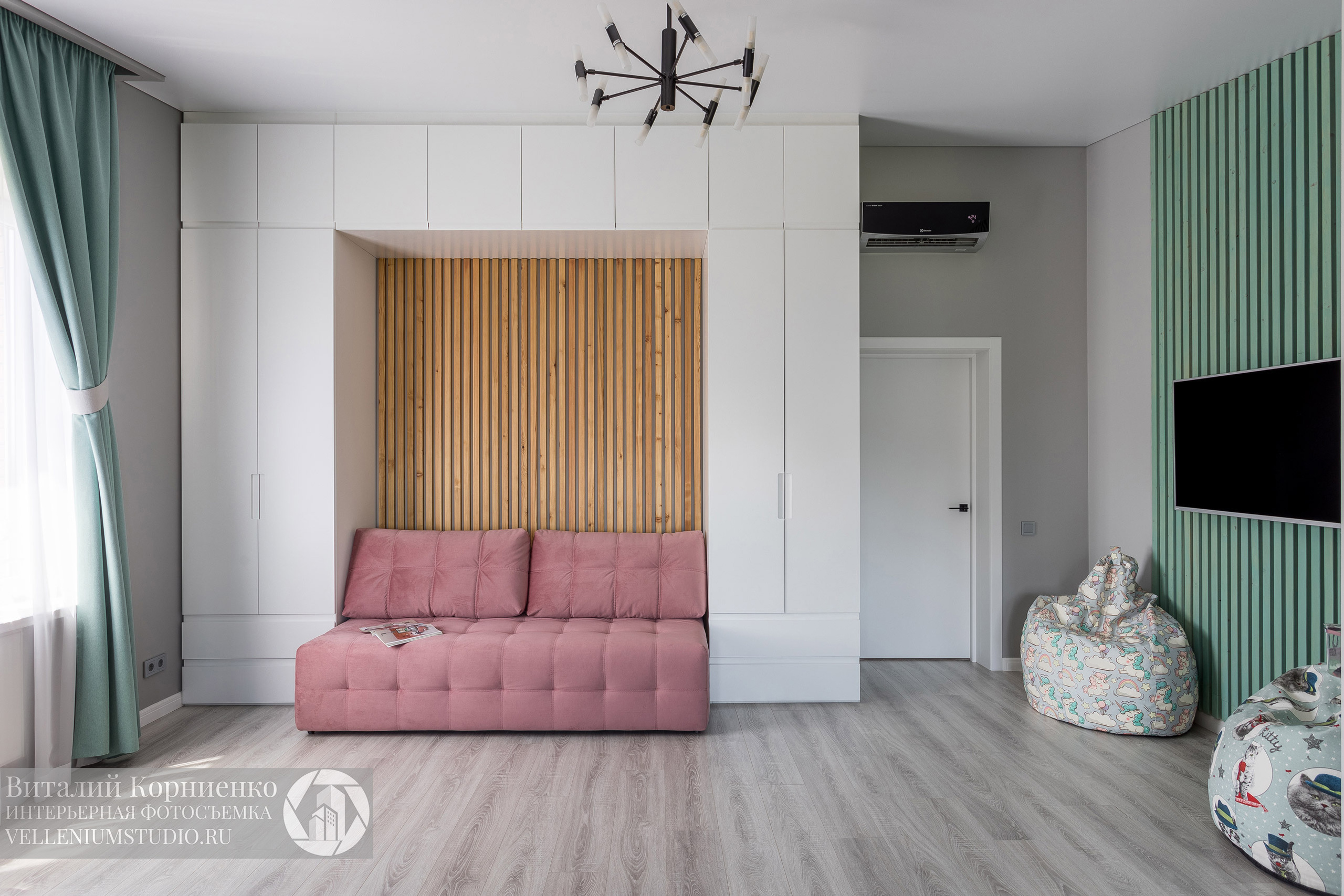 Фотосъемка реализованного дизайн проекта для портфолио дизайнера интерьера. Интерьерный фотограф Краснодар: профессионально по доступным ценам