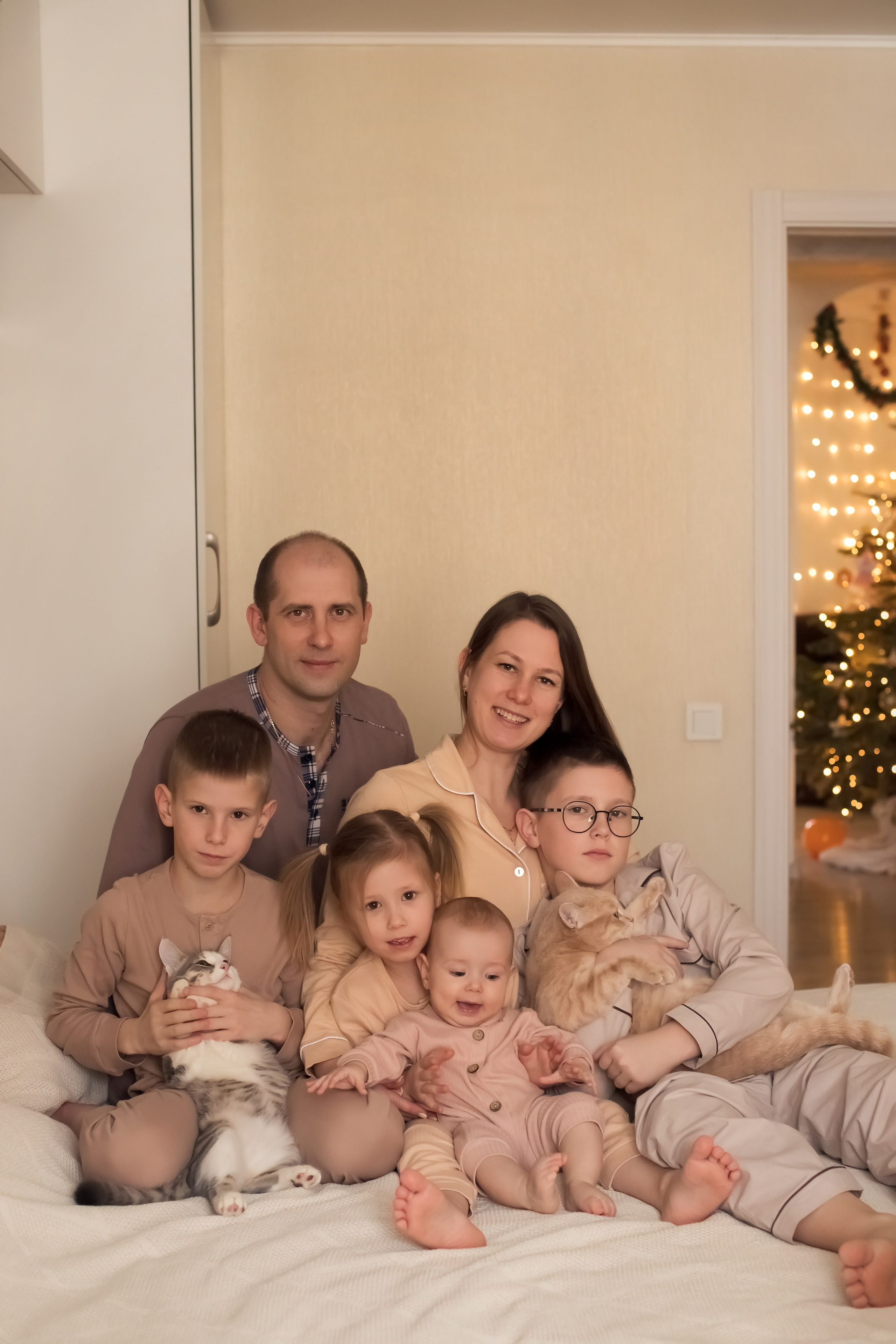 Теплое Рождество. Семейный и детский фотограф в Саратове Полина Коткина