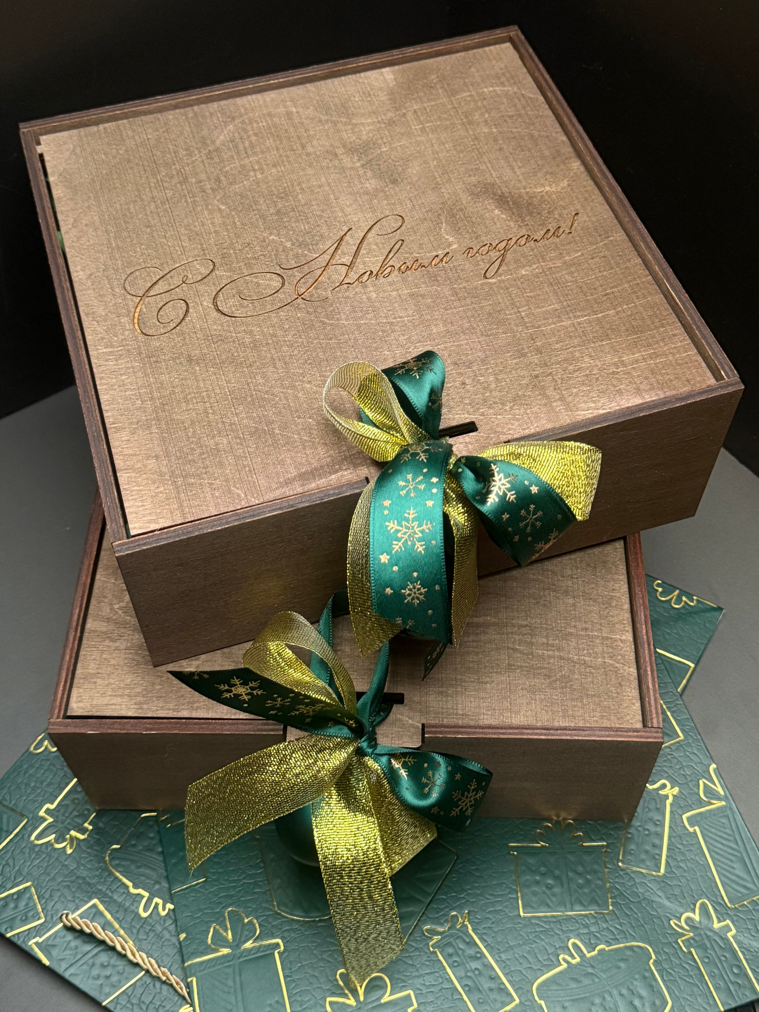 Ящик «С Новым Годом!». Студия подарочных наборов «Владия»