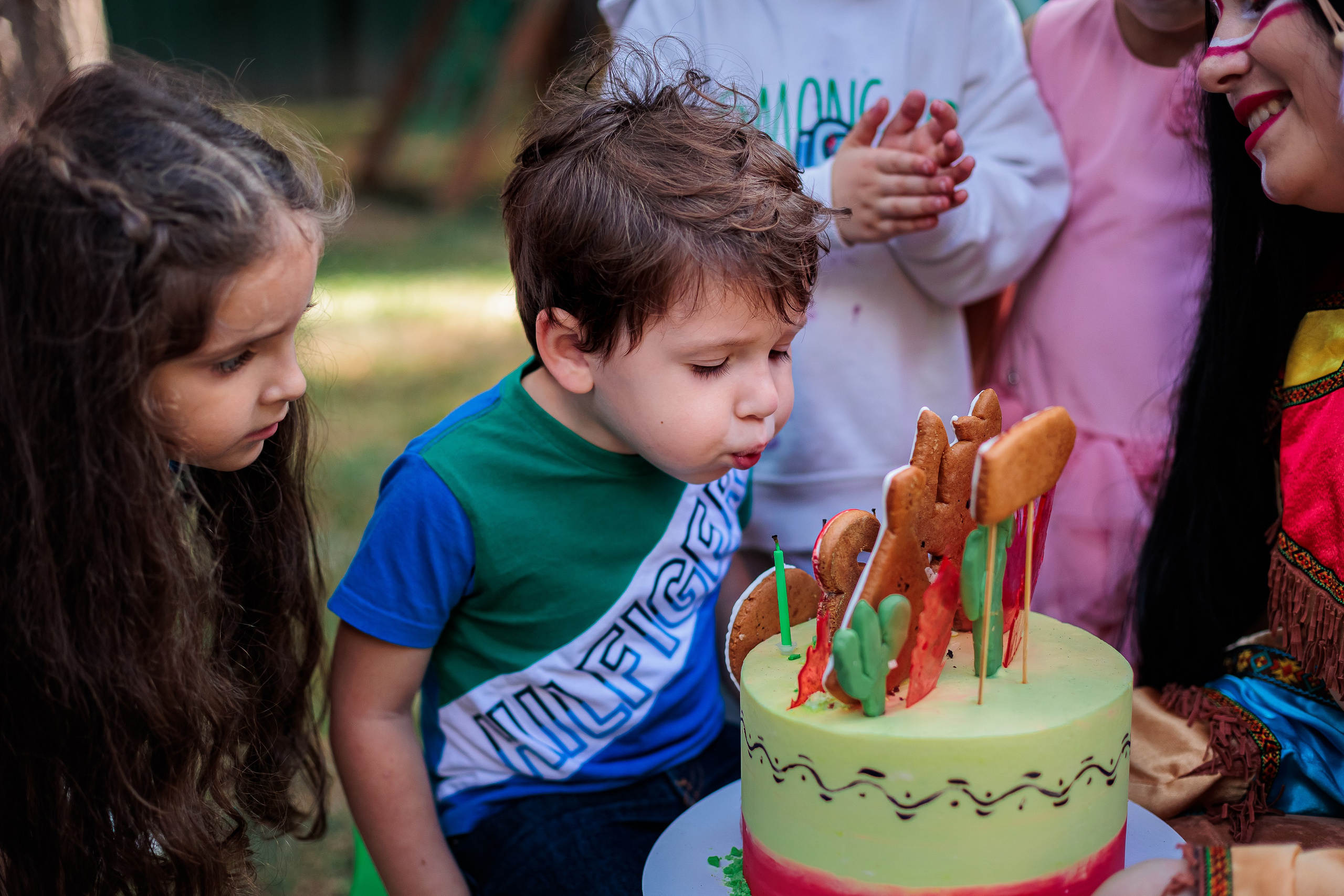 День рождения Леона «Индейцы». Семейный и детский фотограф Комина Елена, Власиха, Одинцово