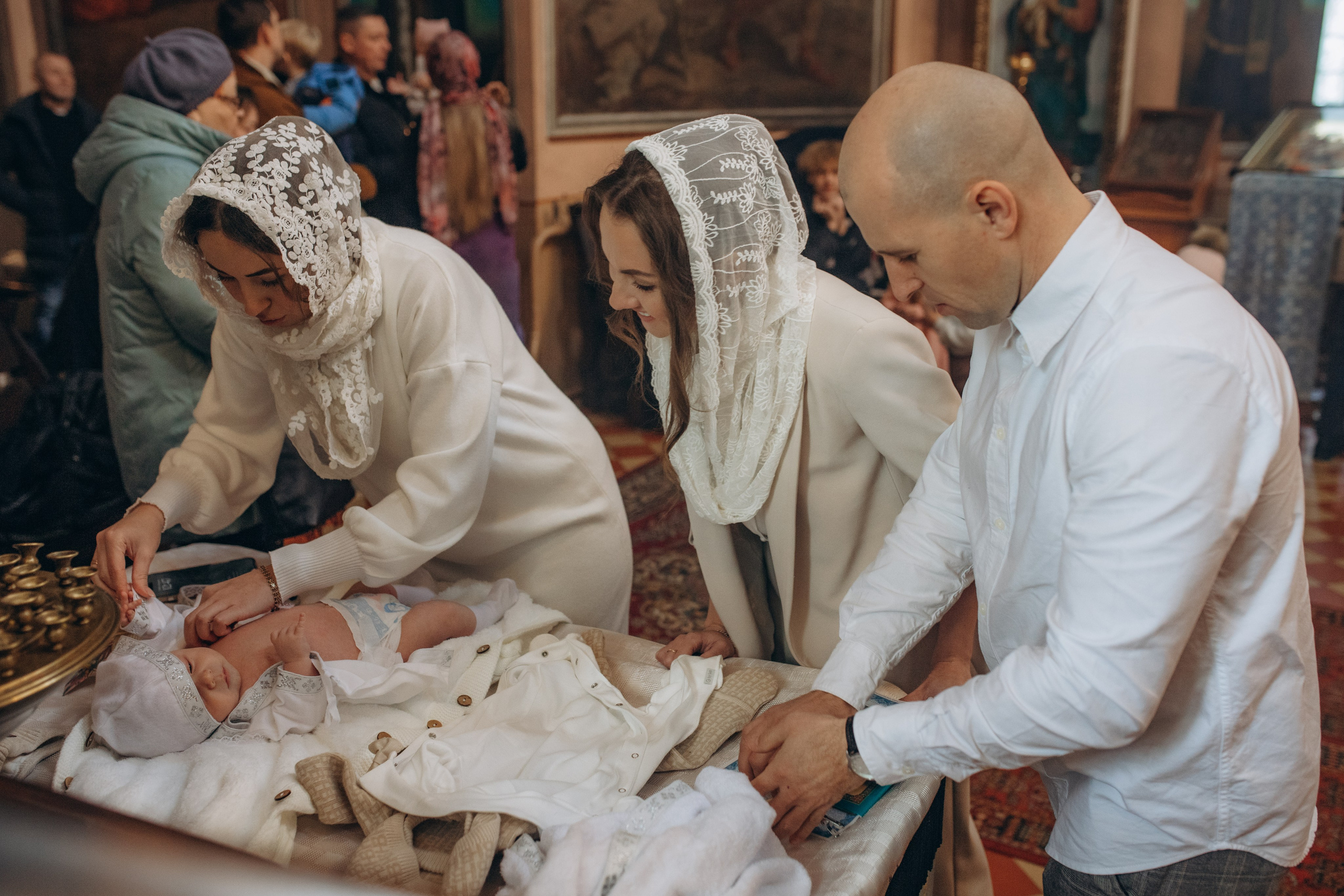 Крещение Михаил. Семейный и домашний фотограф в Москве и МО Королева Валерия