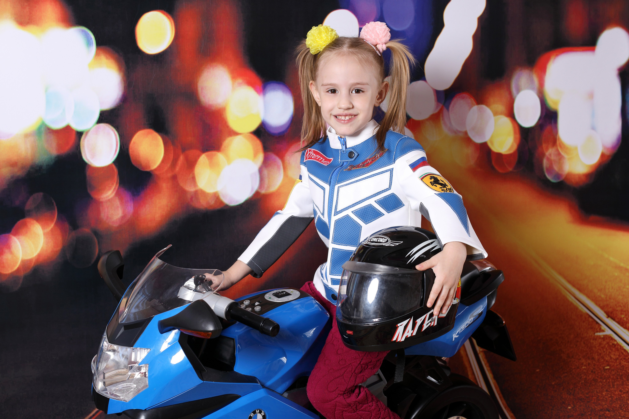 Байкер. Детская выездная фотостудия