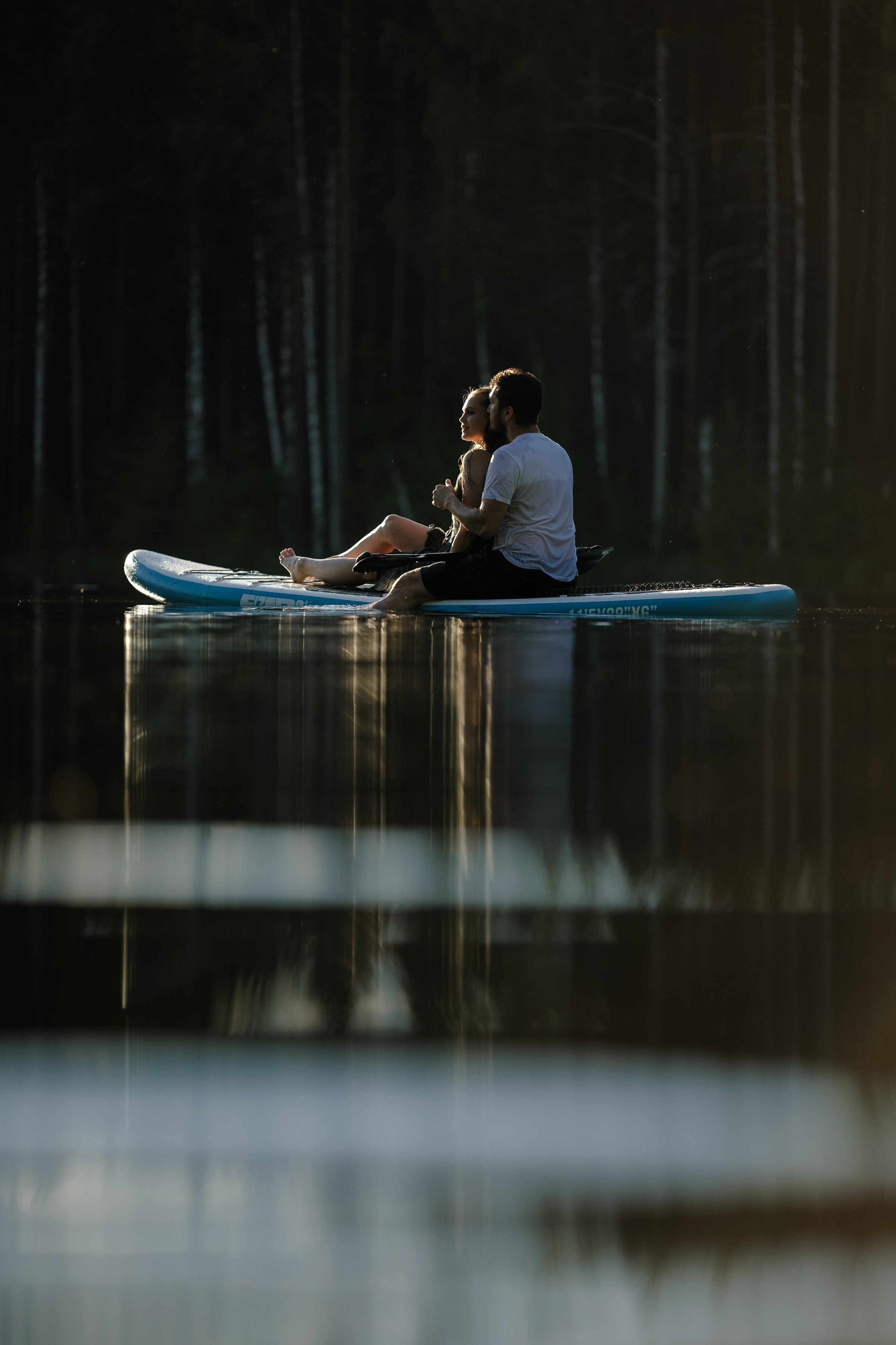 Петя и Лина, на сапах. Интерьерный фотограф и видеограф в Санкт-Петербурге Вадим Балбашевский