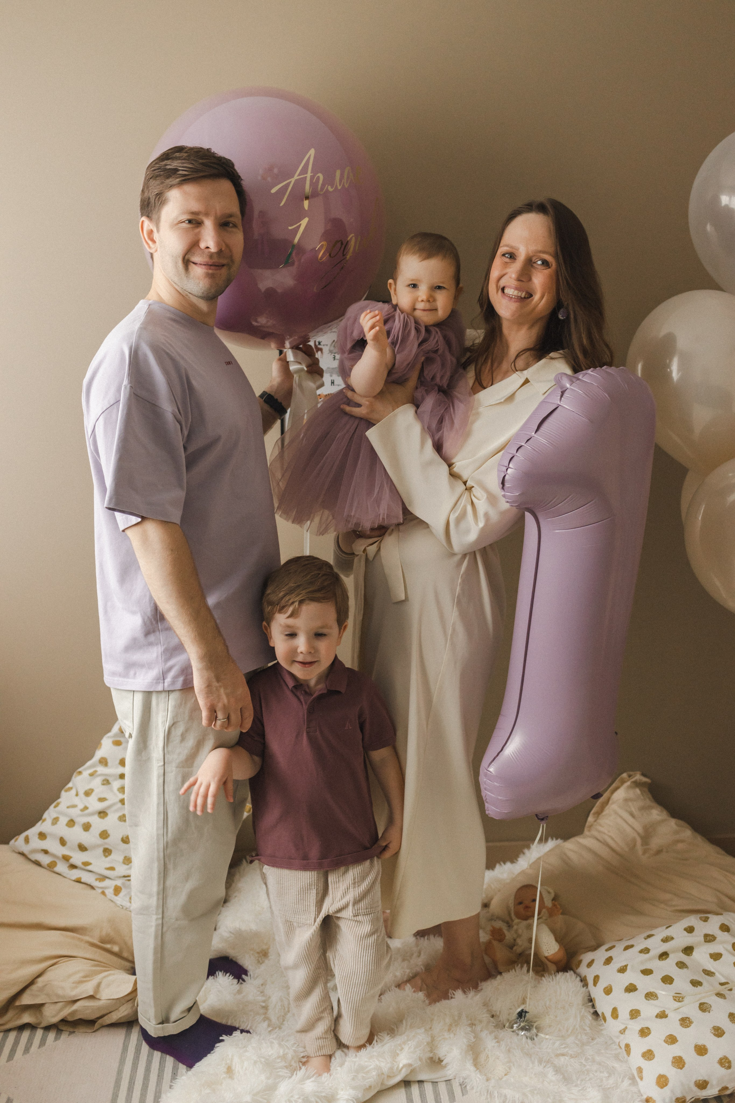 Аглае 1 годик. Семейный фотограф в Москве