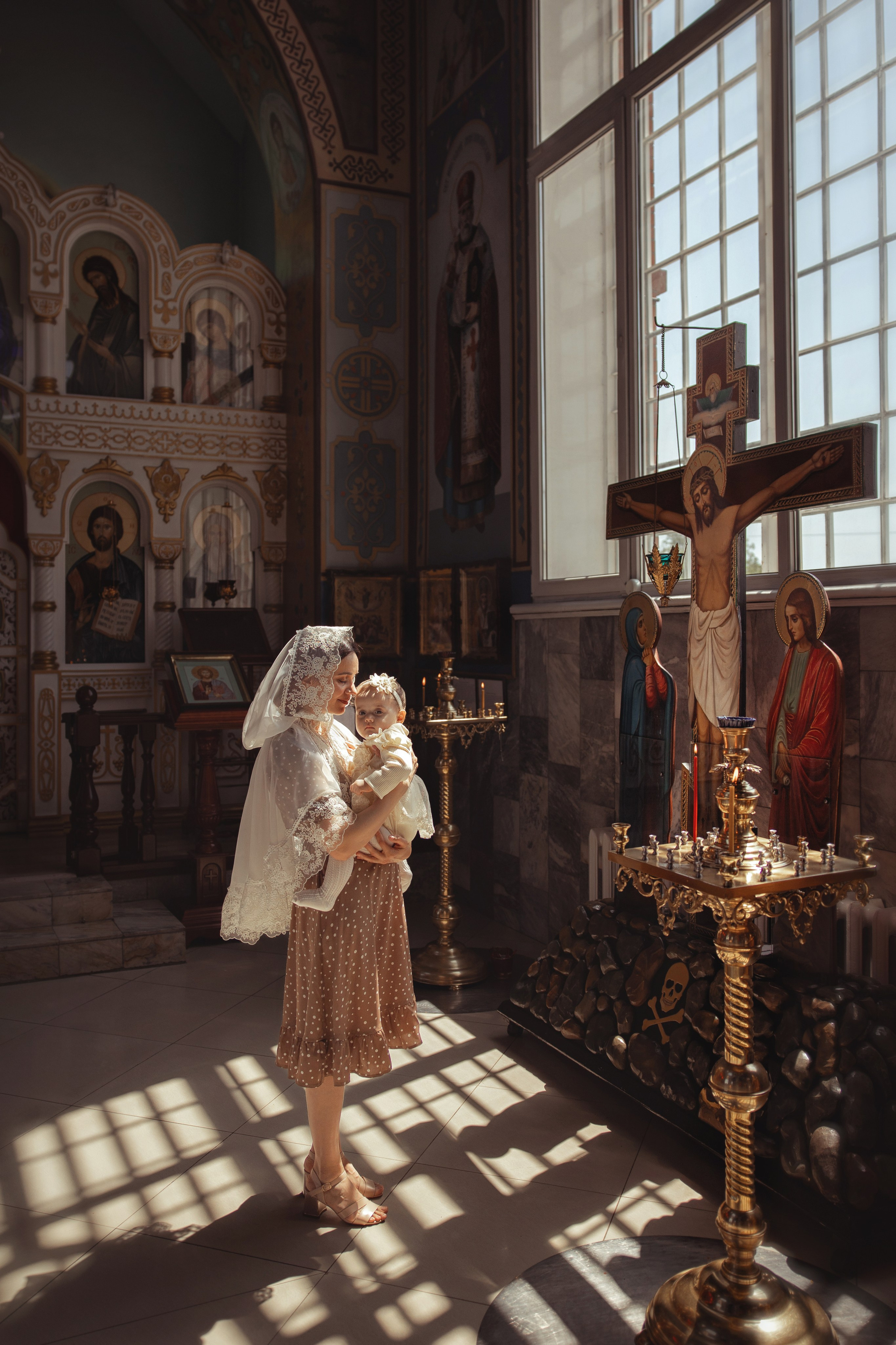 Таинство Крещения Ольги. Храм Михаила Архангела г. Крымск. Фотограф на Крещение и Венчание Краснодарский край — Гранкина Юлия