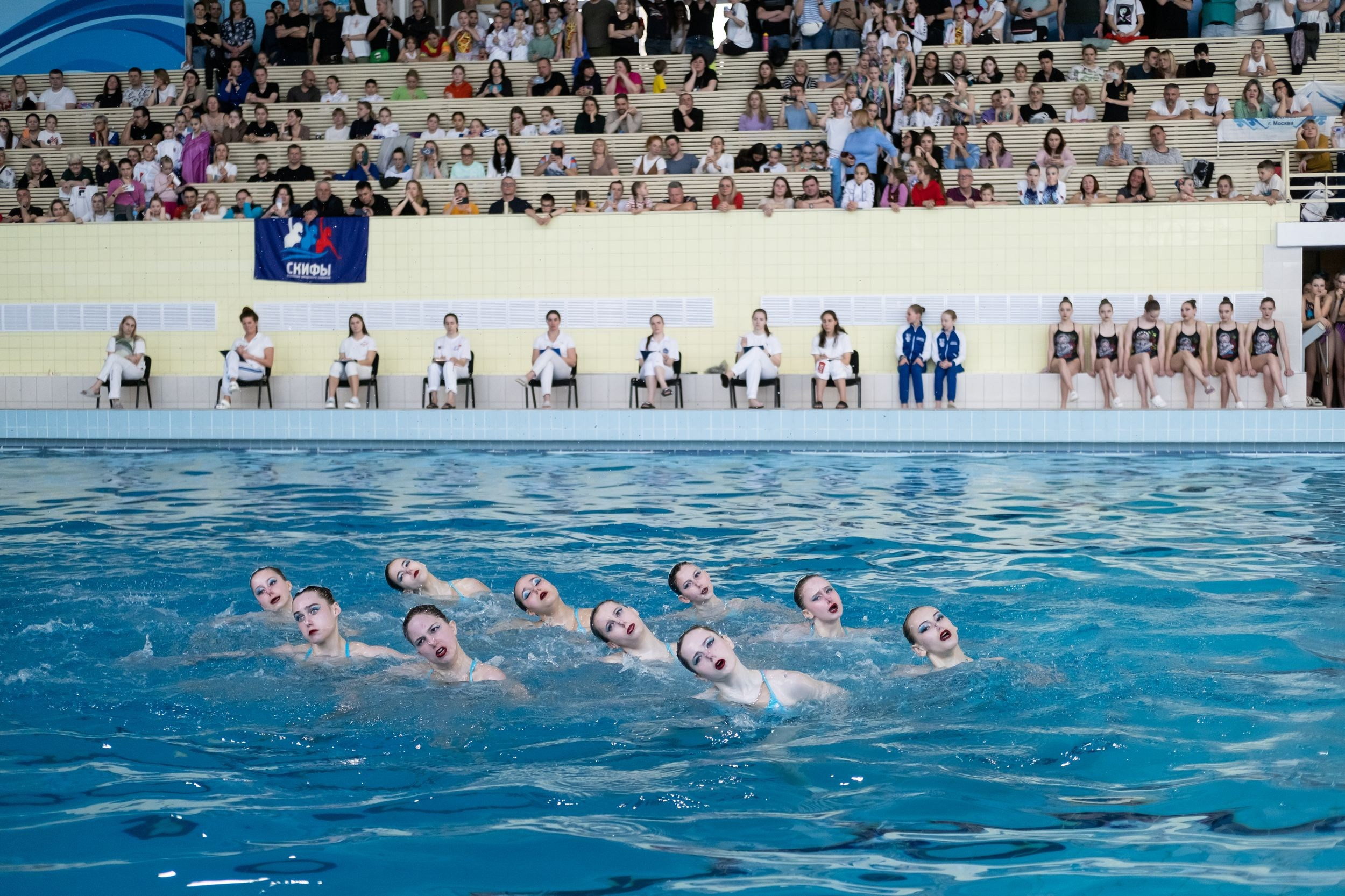 Первенство ЦФО по синхронному плаванию (16 апреля 2023). Репортажный фотограф Алексей Пирязев