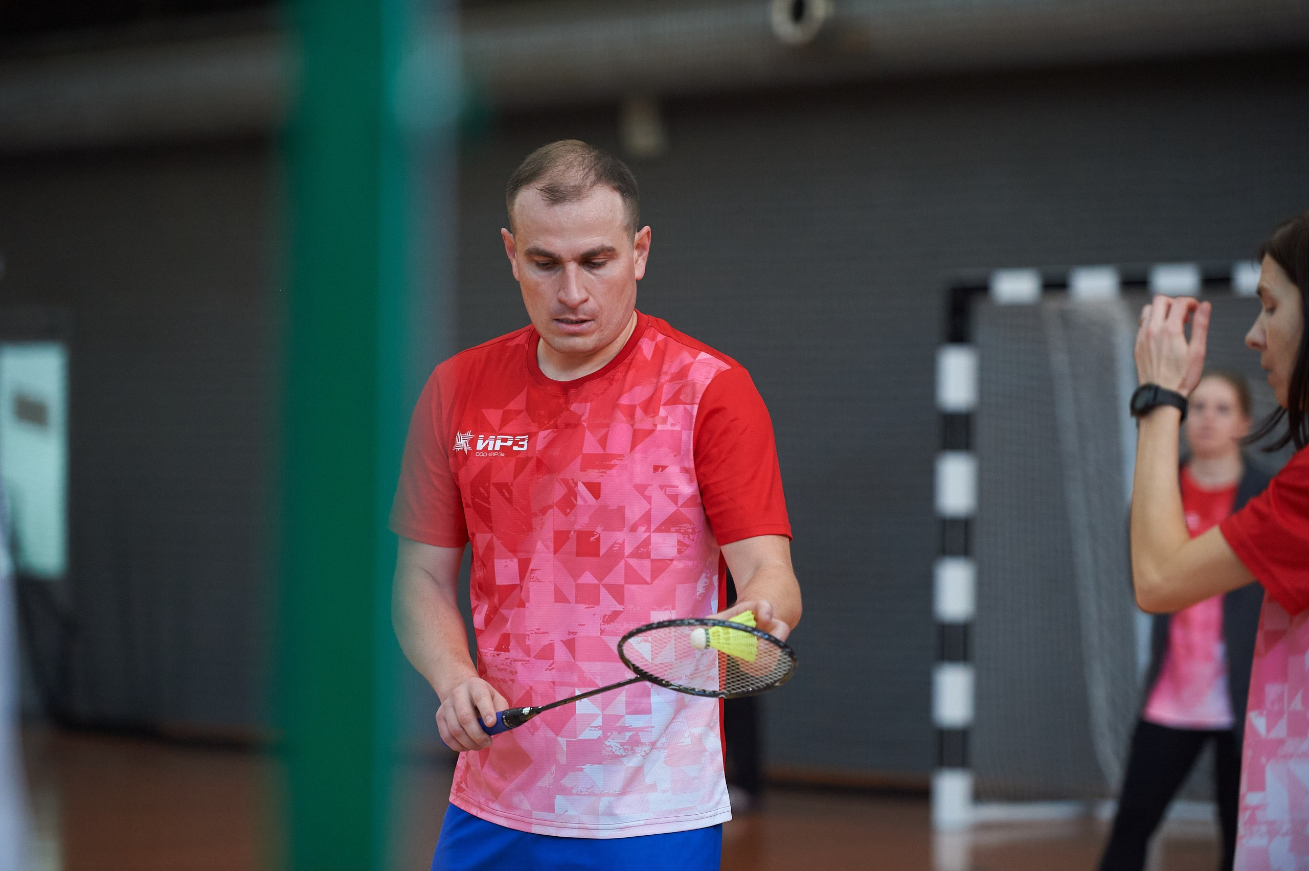 Спорт фотография бадминтон корпоративный кубок. Спортивный репортажный фотограф в Ижевске Сергей Мерзляков