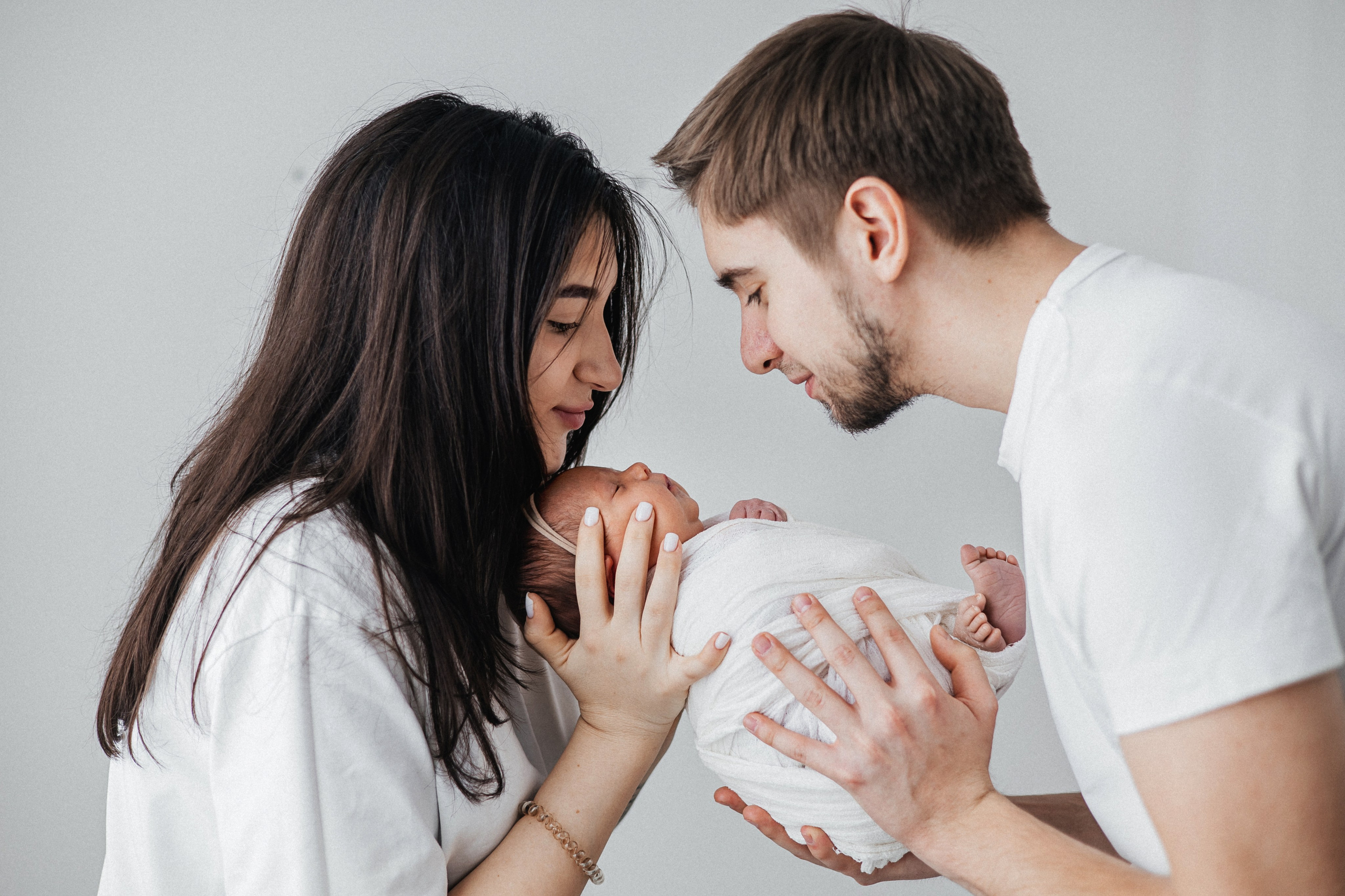 Мия, пакет «Мини» + кадры с родителями, 9 дней. Фотограф новорождённых Екатерина Боброва. Ульяновск