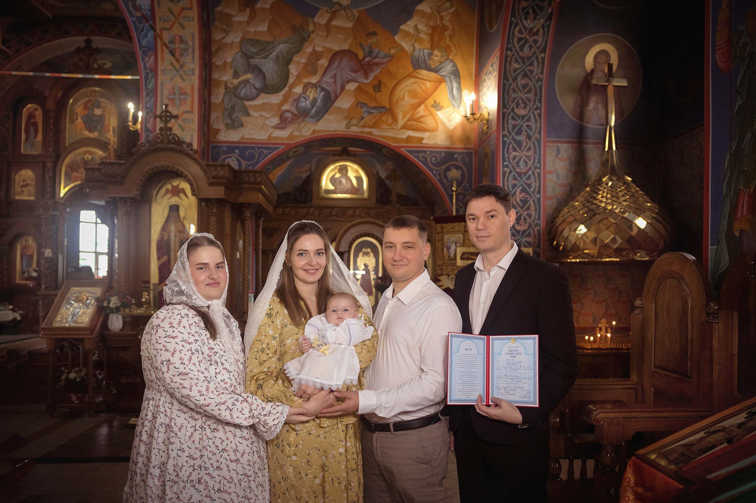 Крещение Василисы Храм в Ямном. Фотограф на крещение и венчание