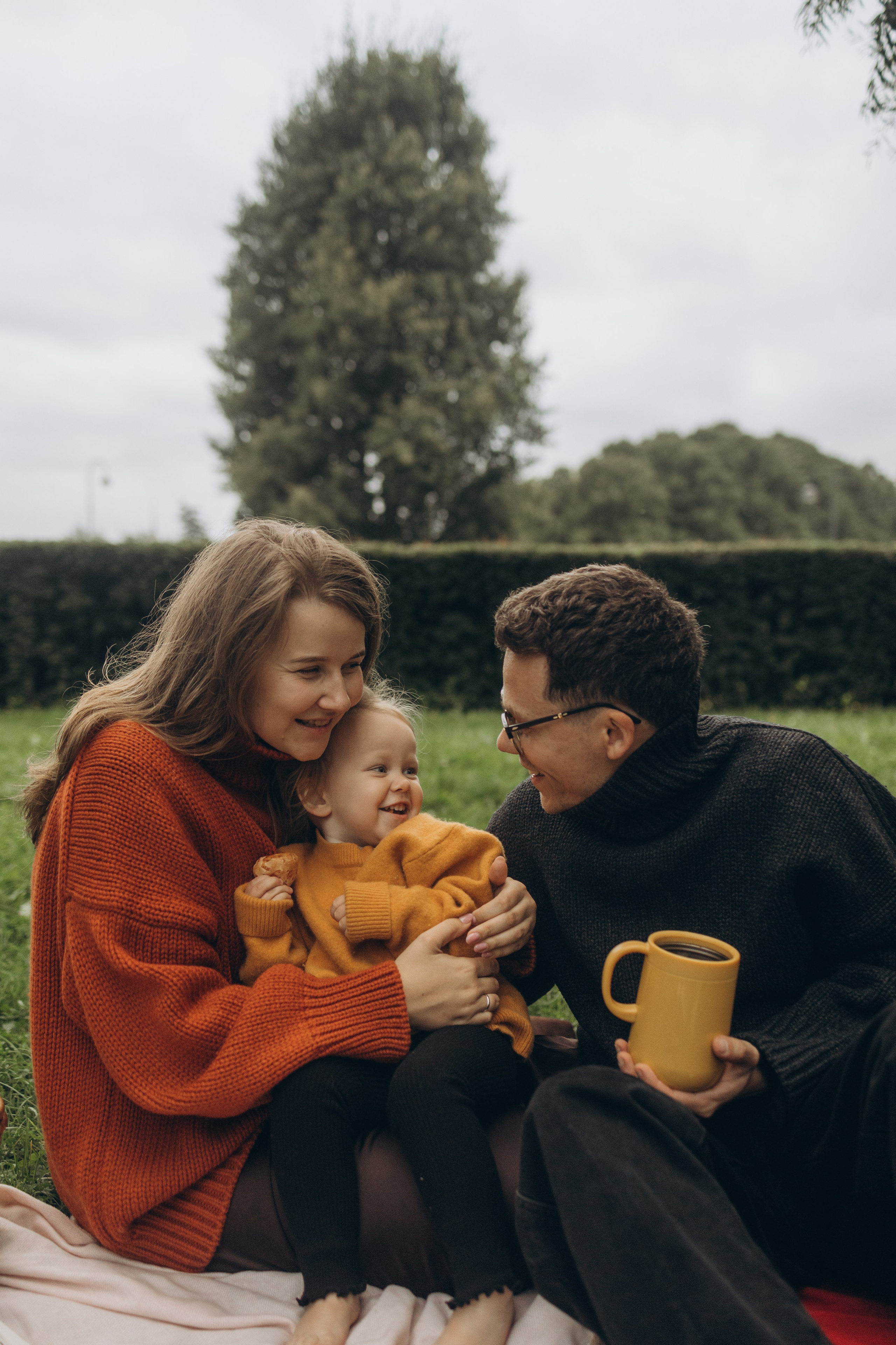 Мария, Олег и Серафима. Семейный фотограф в Москве Виктория Ястребинская