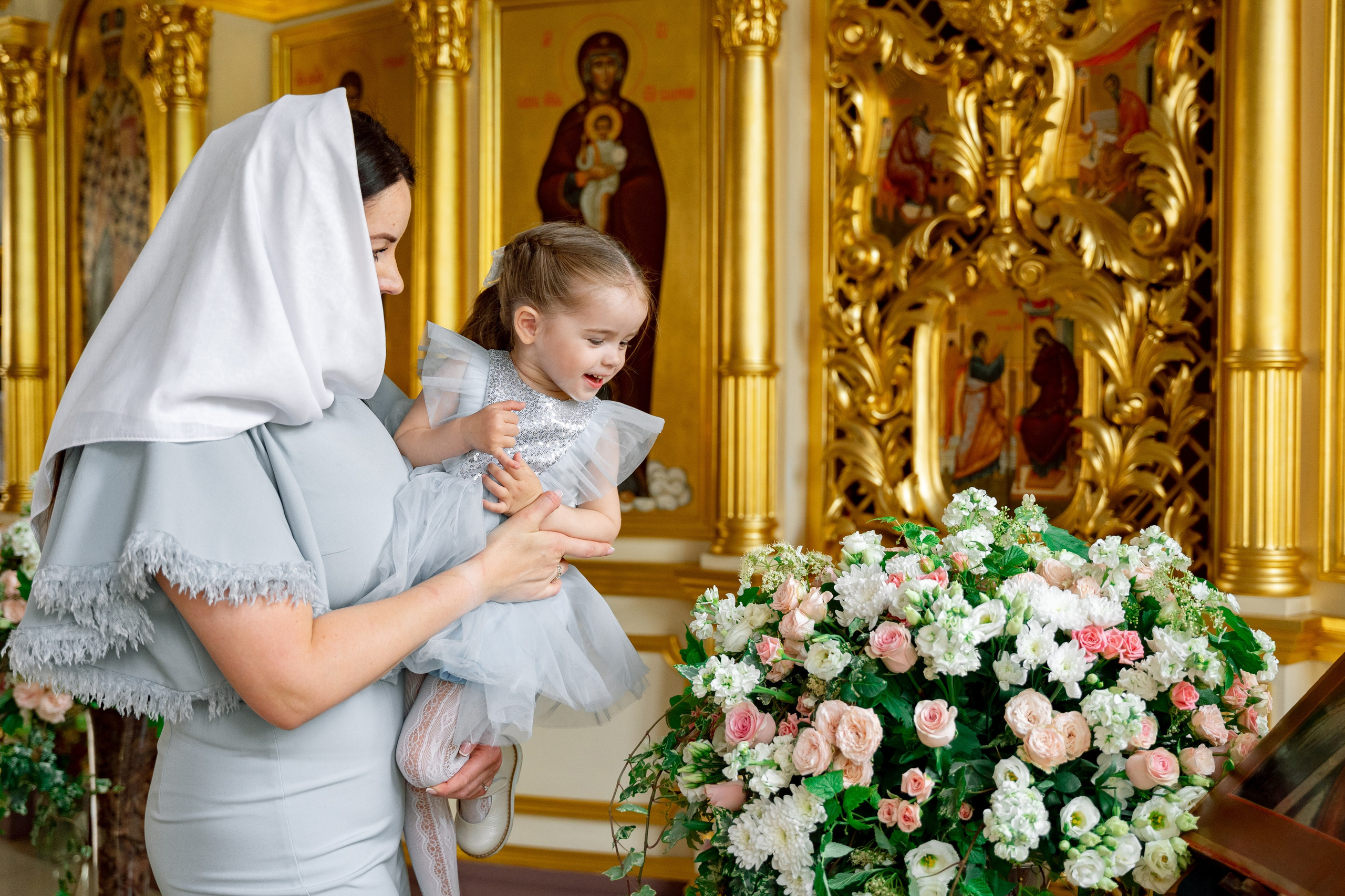 Крещение Машеньки. Репотражный и семейный фотограф в Москве Герлинг Радмила