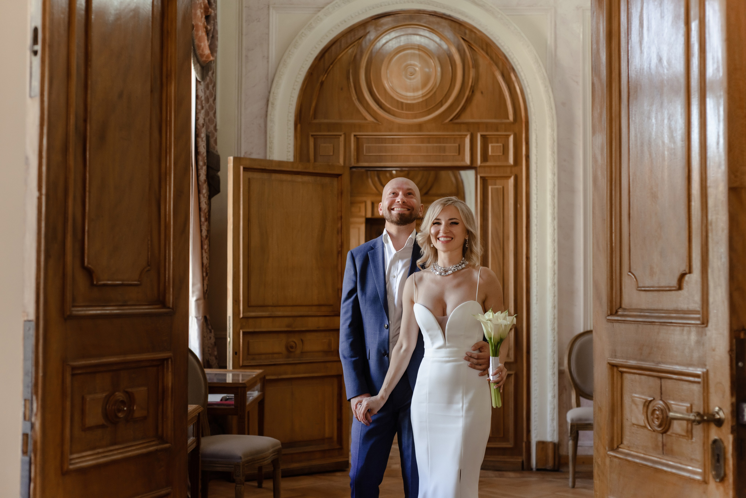 Свадьба в библиотеке Пушкина. Фотограф Диана Вальтер