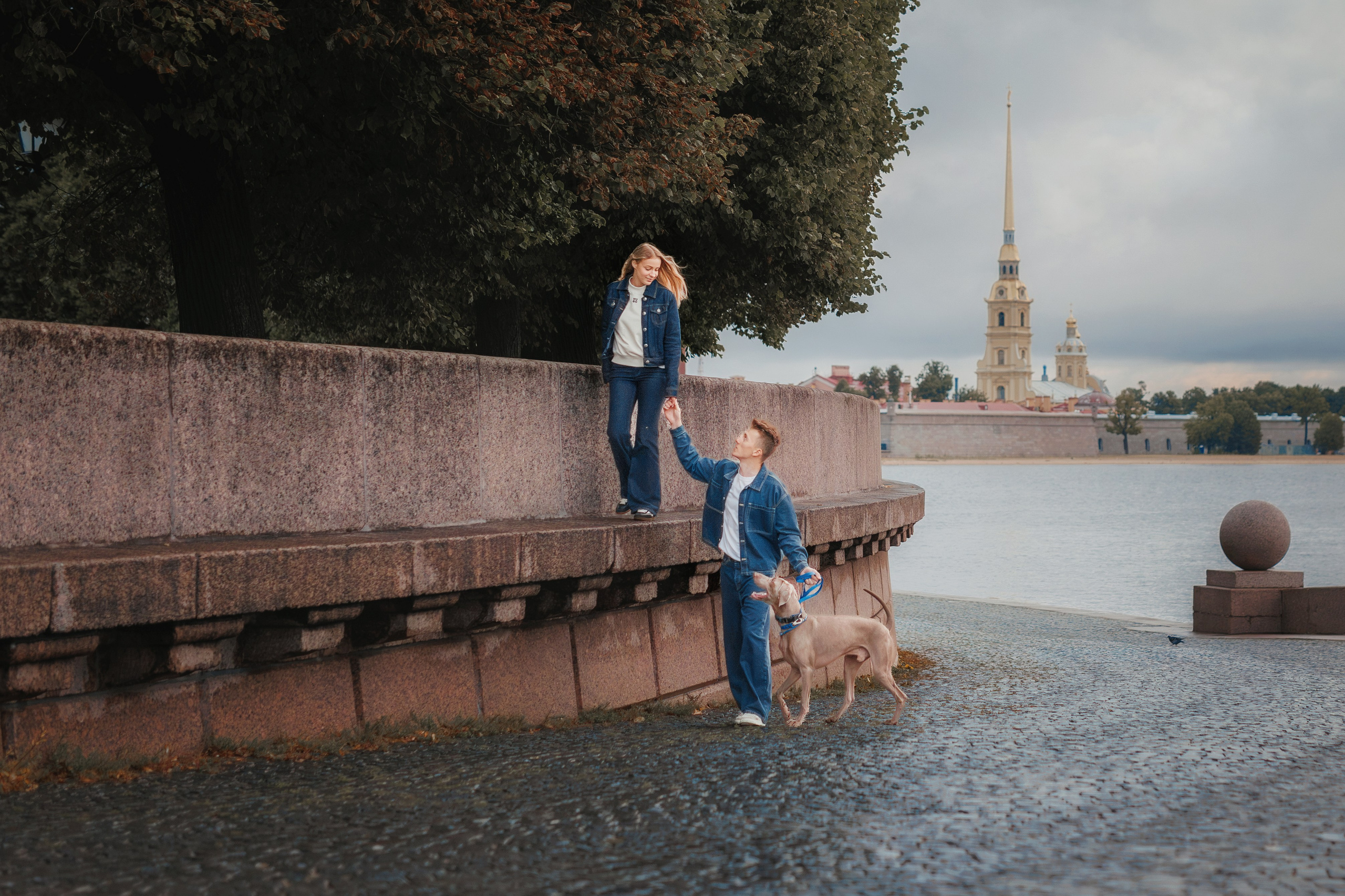 Рассветная съемка на стрелке Васильевского острова. Фотограф-анималист Юлия Зубкова