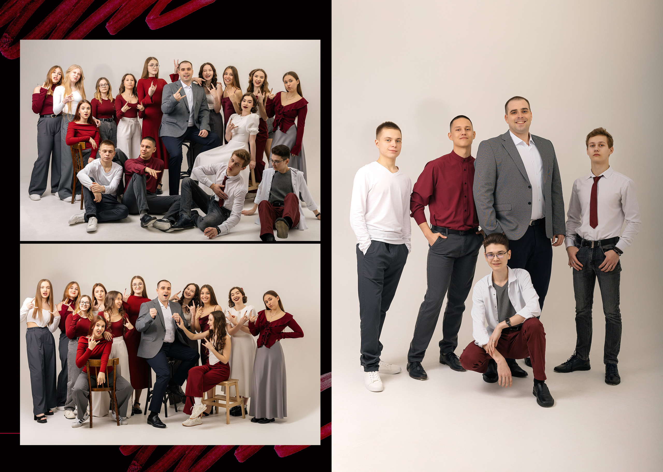 Альбом для 11 класса на 10 разворотов (3800). Proklassnoephoto