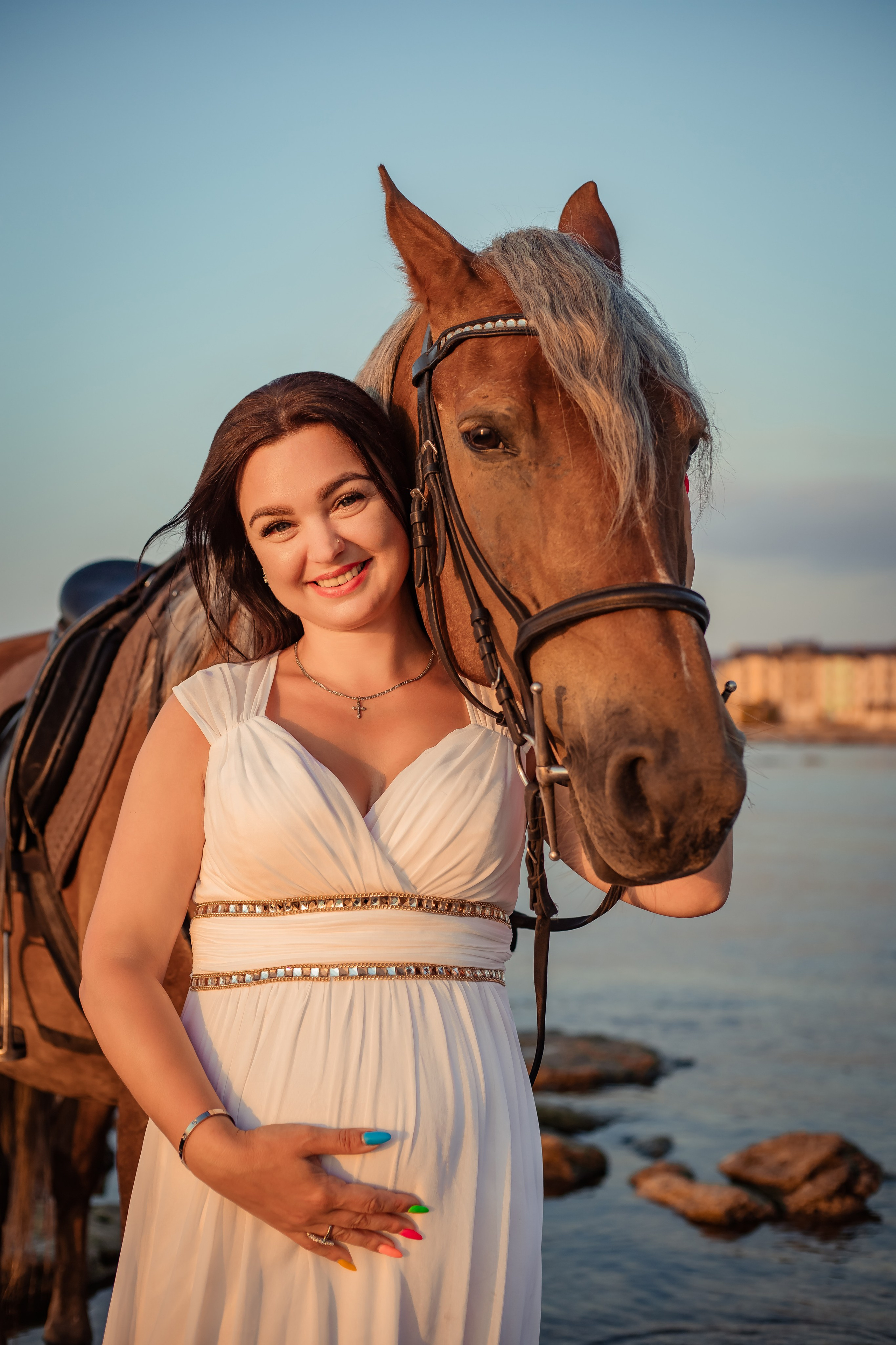 Фотосессия на море с лошадью. Фотограф в Феодосии Наталья Булгакова