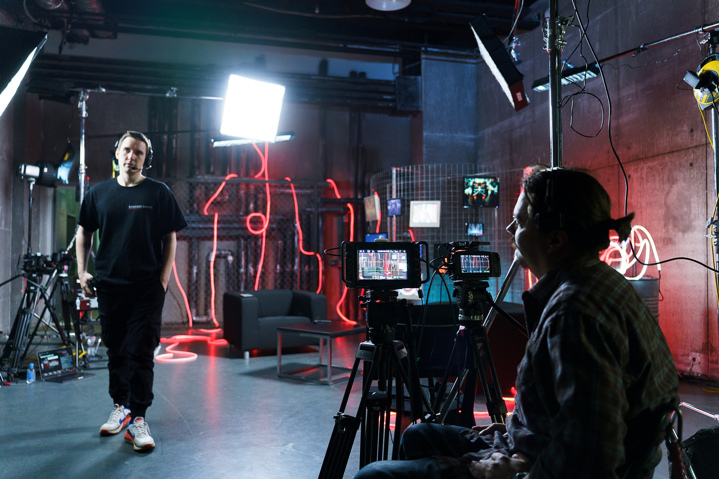 Бэкстейдж подкаста и ютуб шоу. Концертный и портретный фотограф Москва и Санкт-Петербург