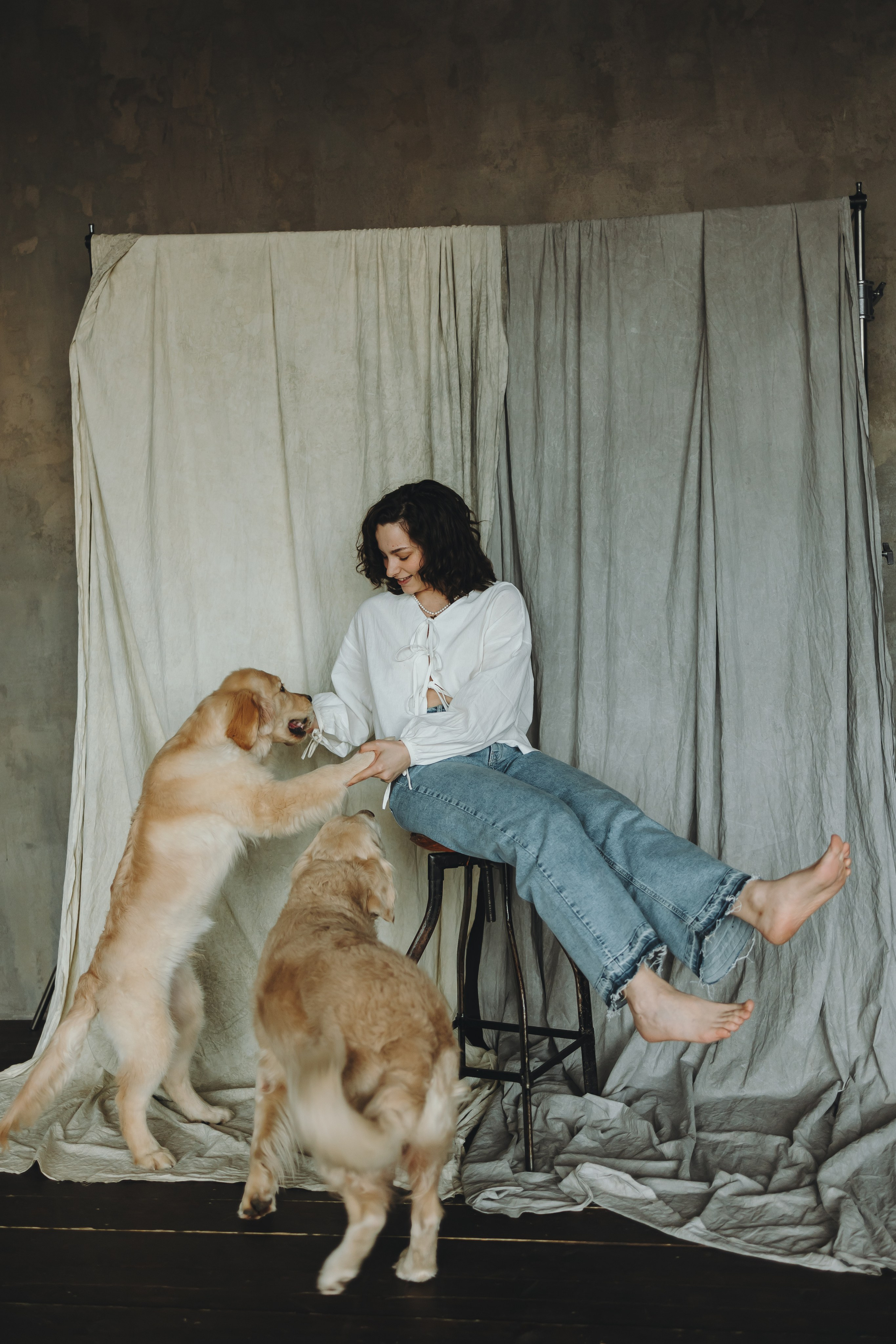 Настя, Арчи и Арагон. Фотограф-анималист в Санкт-Петербурге Алина Яхонт