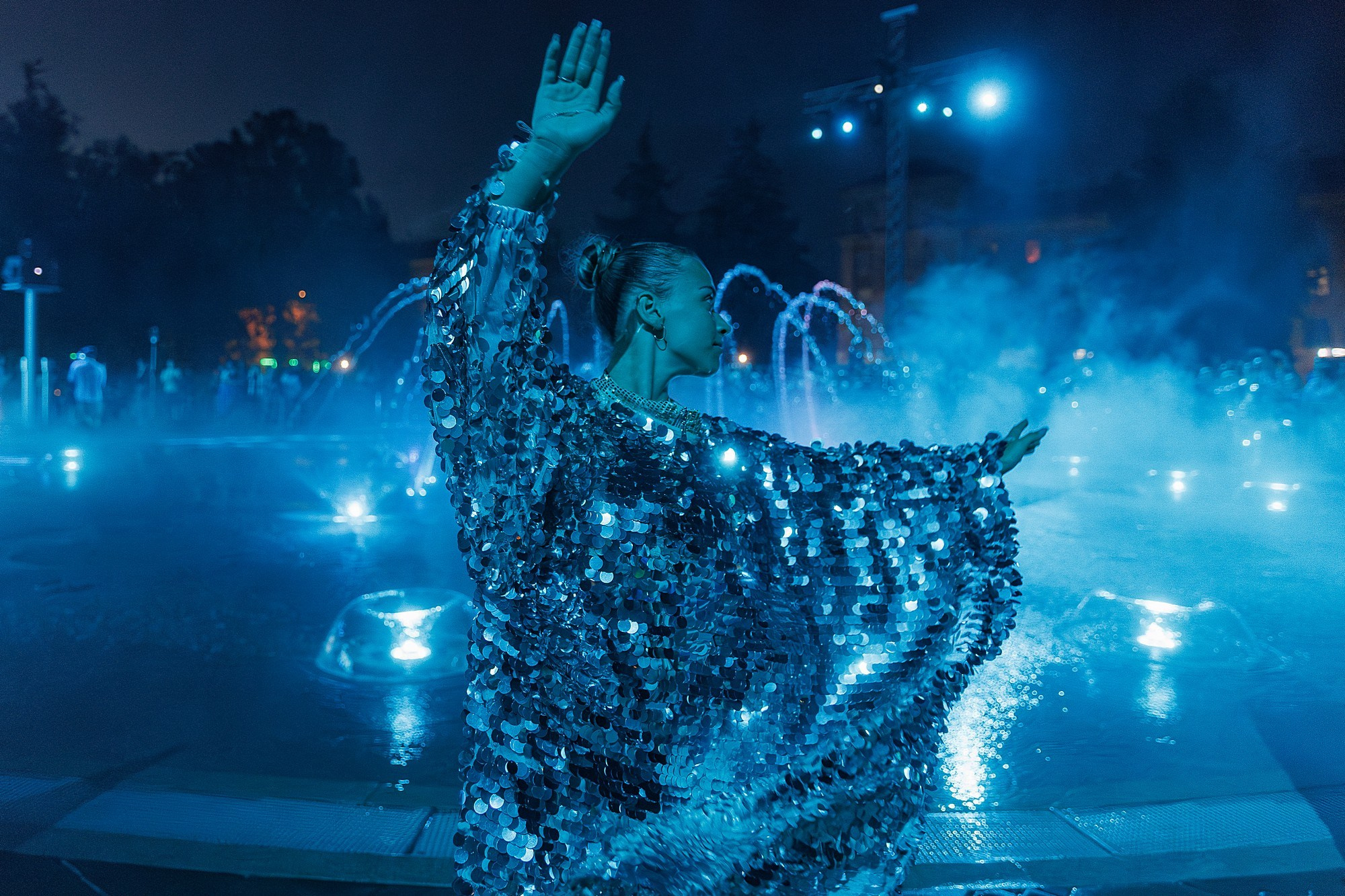 Открытие мультимедийного фонтана | СБЕР. Боченков Вадим | Фотограф в Пскове и Санкт-Петербурге