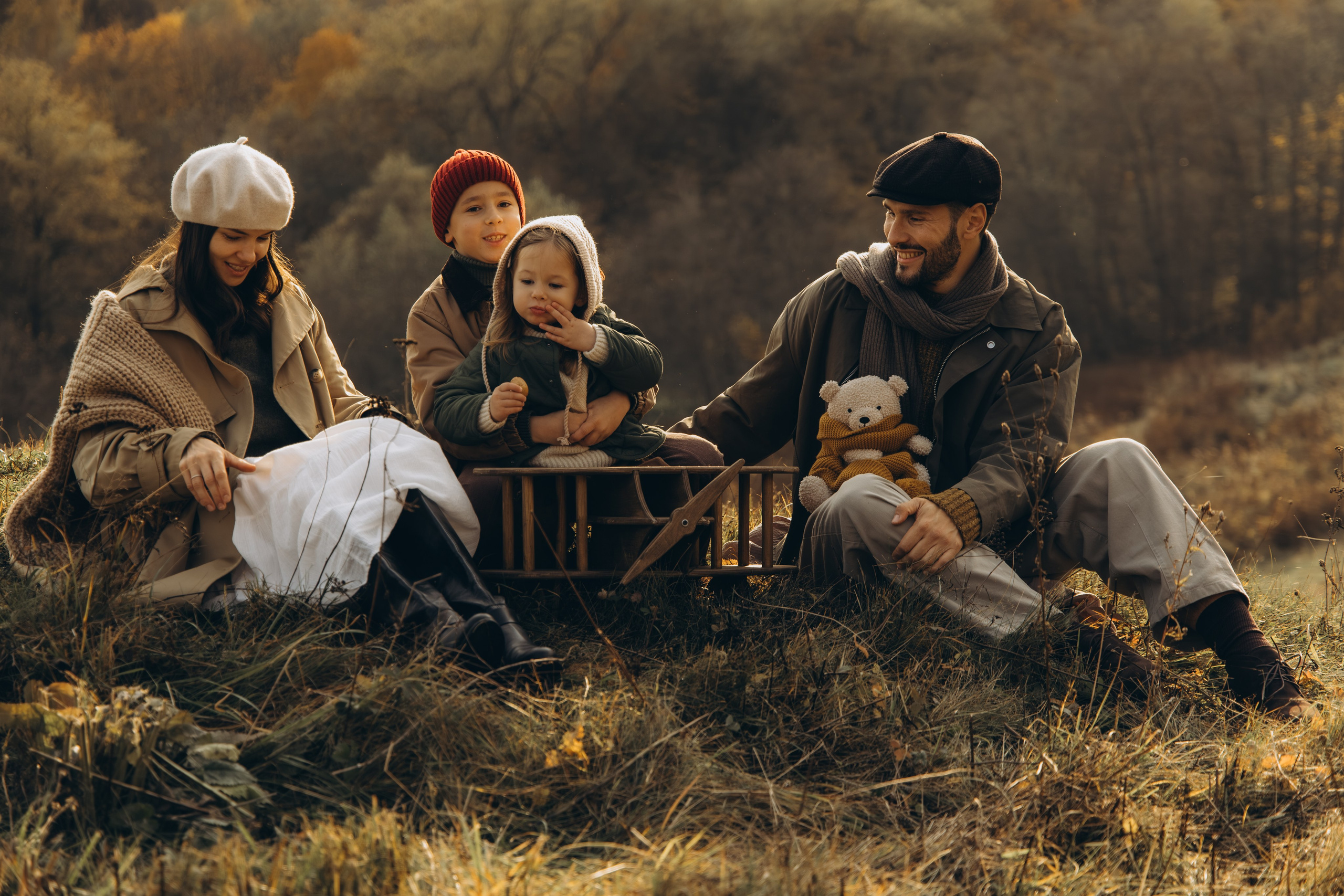 Теплая осенняя история. Семейный фотограф в Москве Лоншакова Кристина