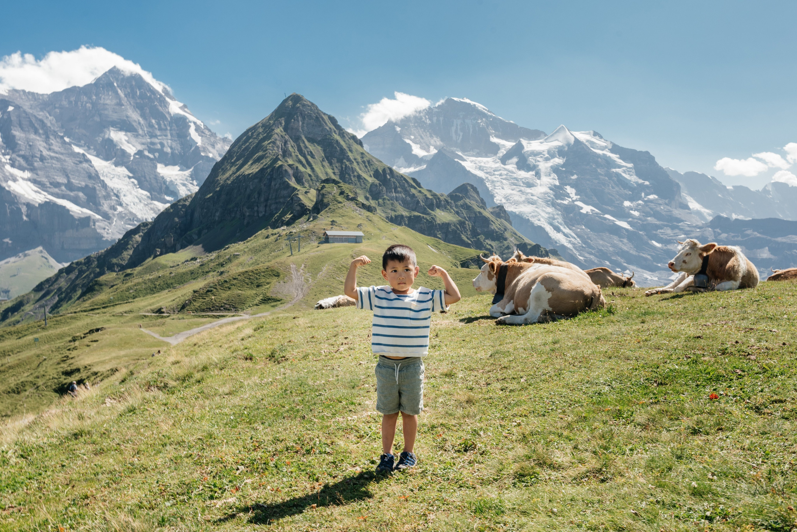 Dorothy, Richard, Zoe and Liam (Mannlichen). Photographer in Switzerland and Europe Anna Alekseenko