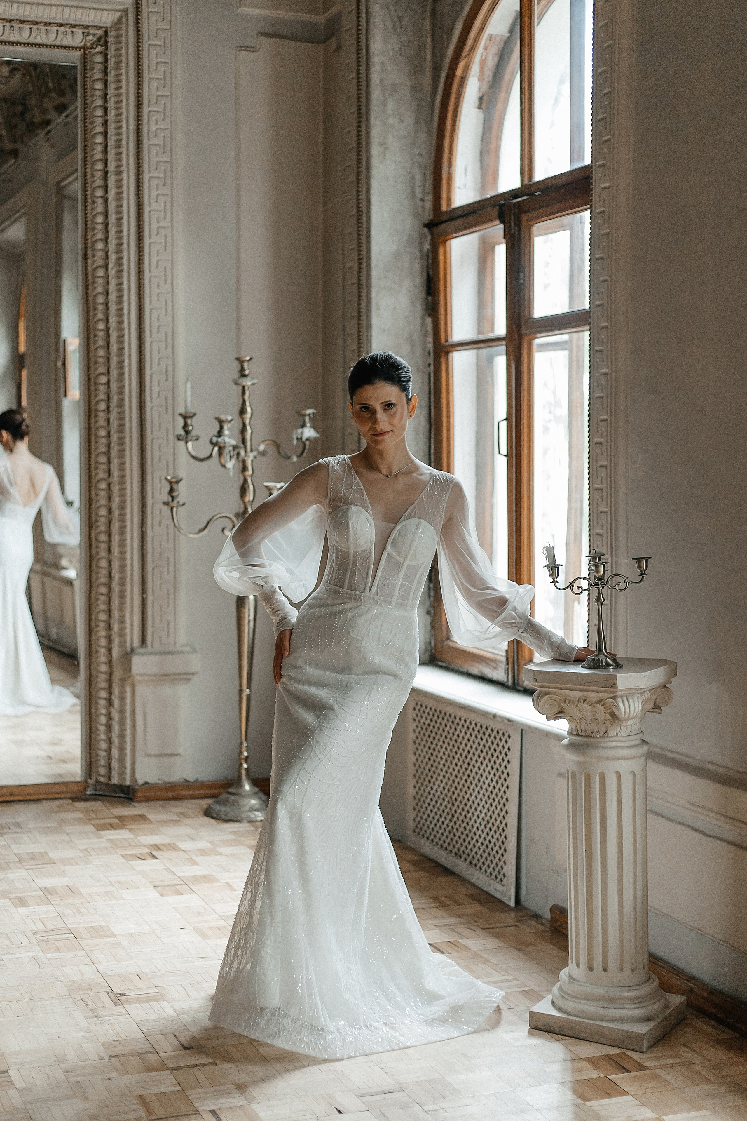 Свадебная фотосессия в усадьбе в Москве