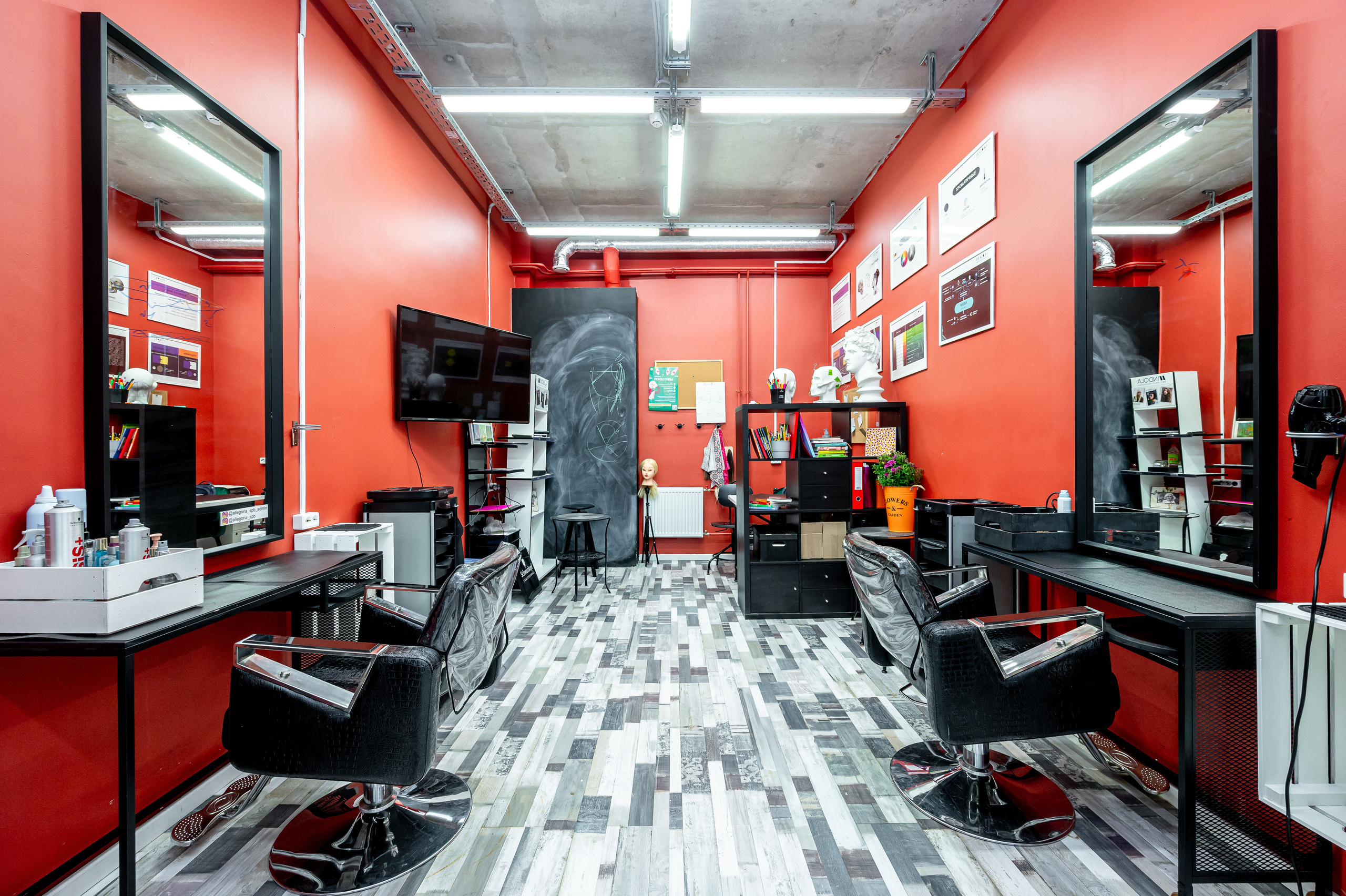 Салон красоты Allegoria. Интерьерный фотограф. Фото- видеосъемка недвижимости Санкт-Петербург