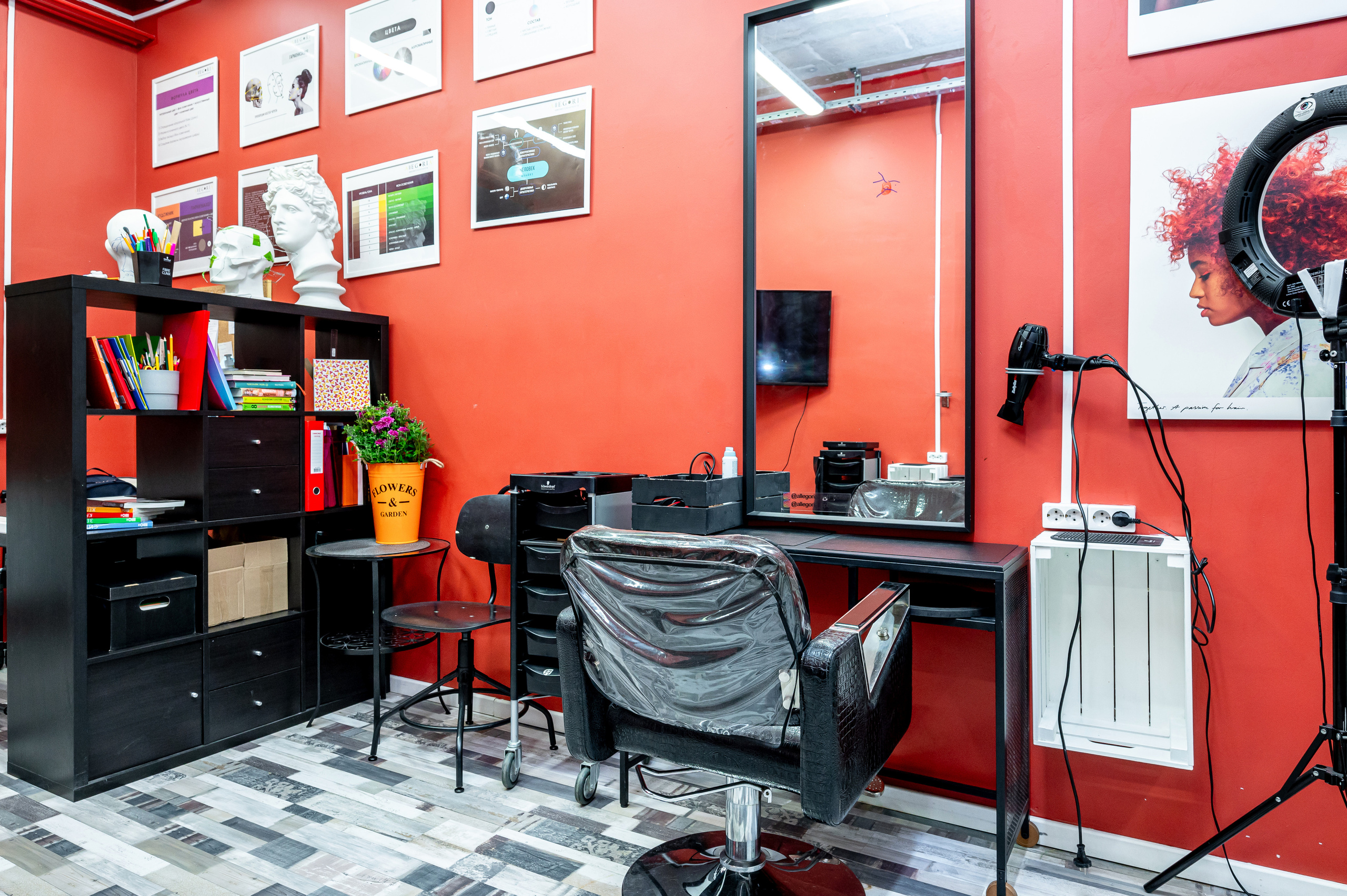 Салон красоты Allegoria. Интерьерный фотограф. Фото- видеосъемка недвижимости Санкт-Петербург