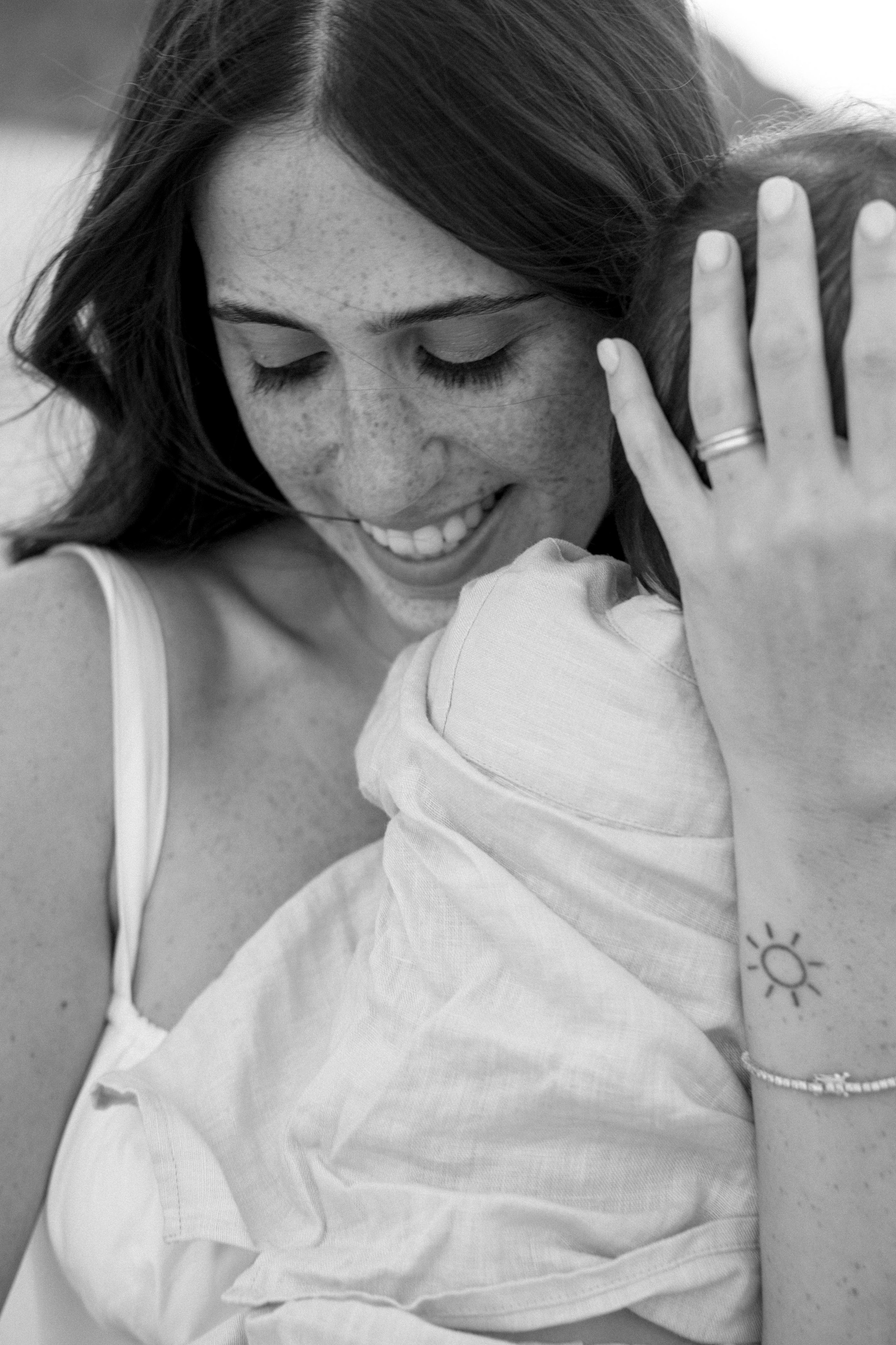 First year family photos near the sea. Главная