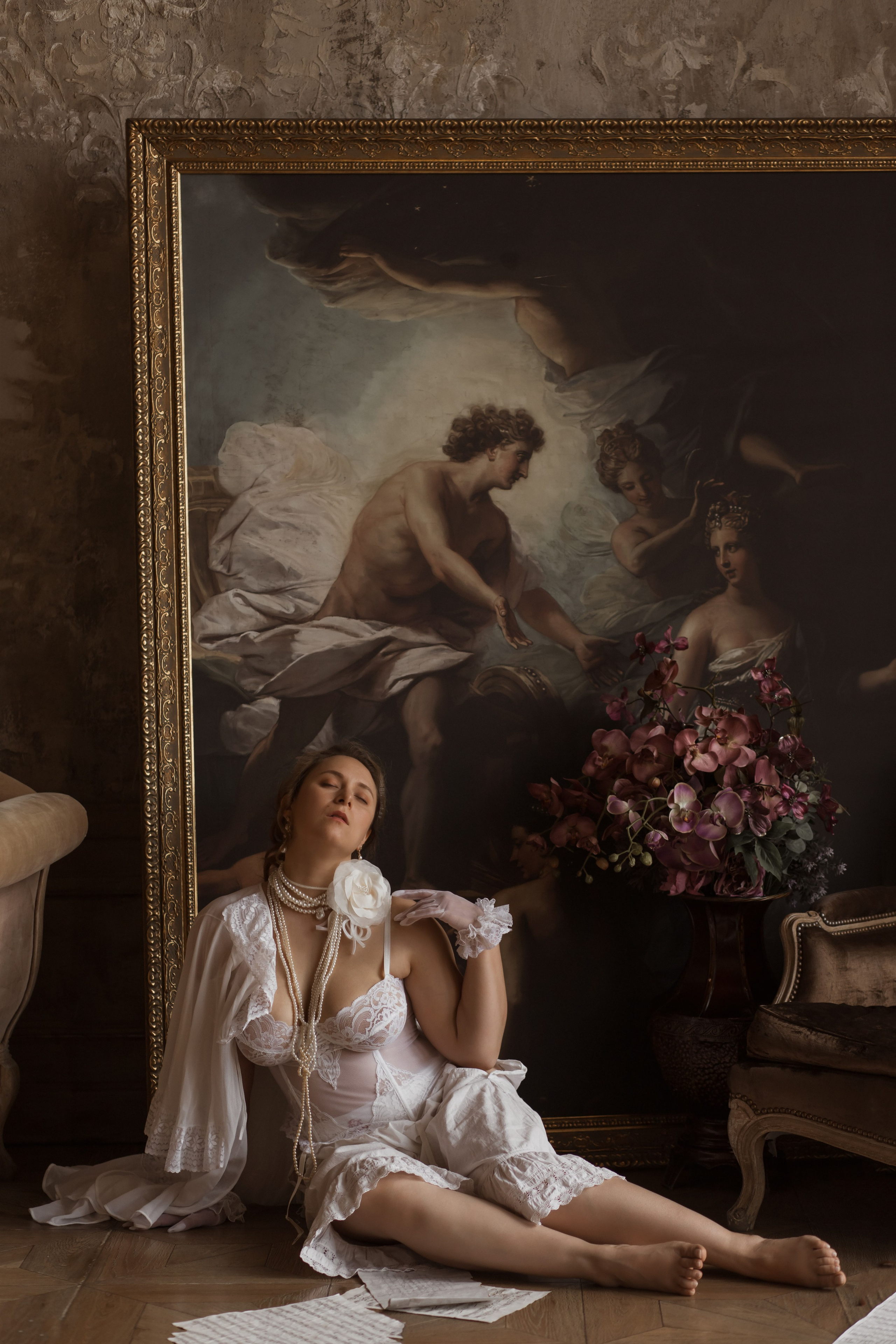 Винтажный будуар. Художественная винтажная фотография