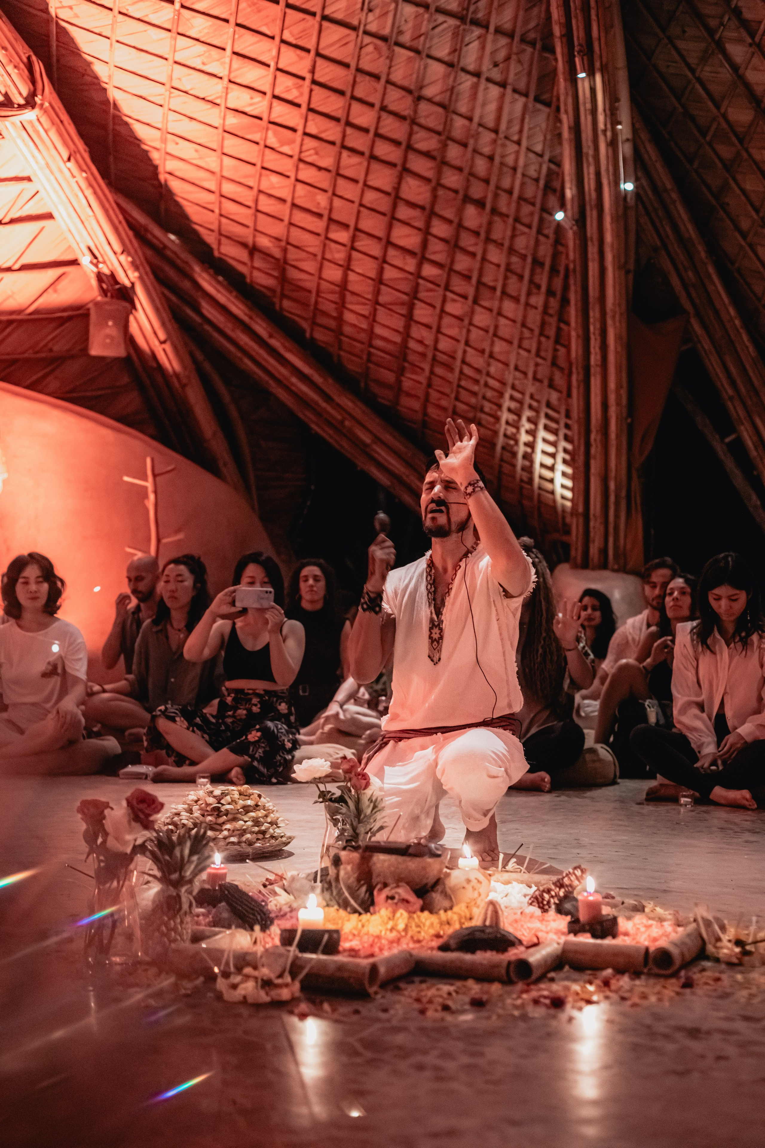 Cacao ceremony Full moon jan w Juan. Mariam Bagdasaryan