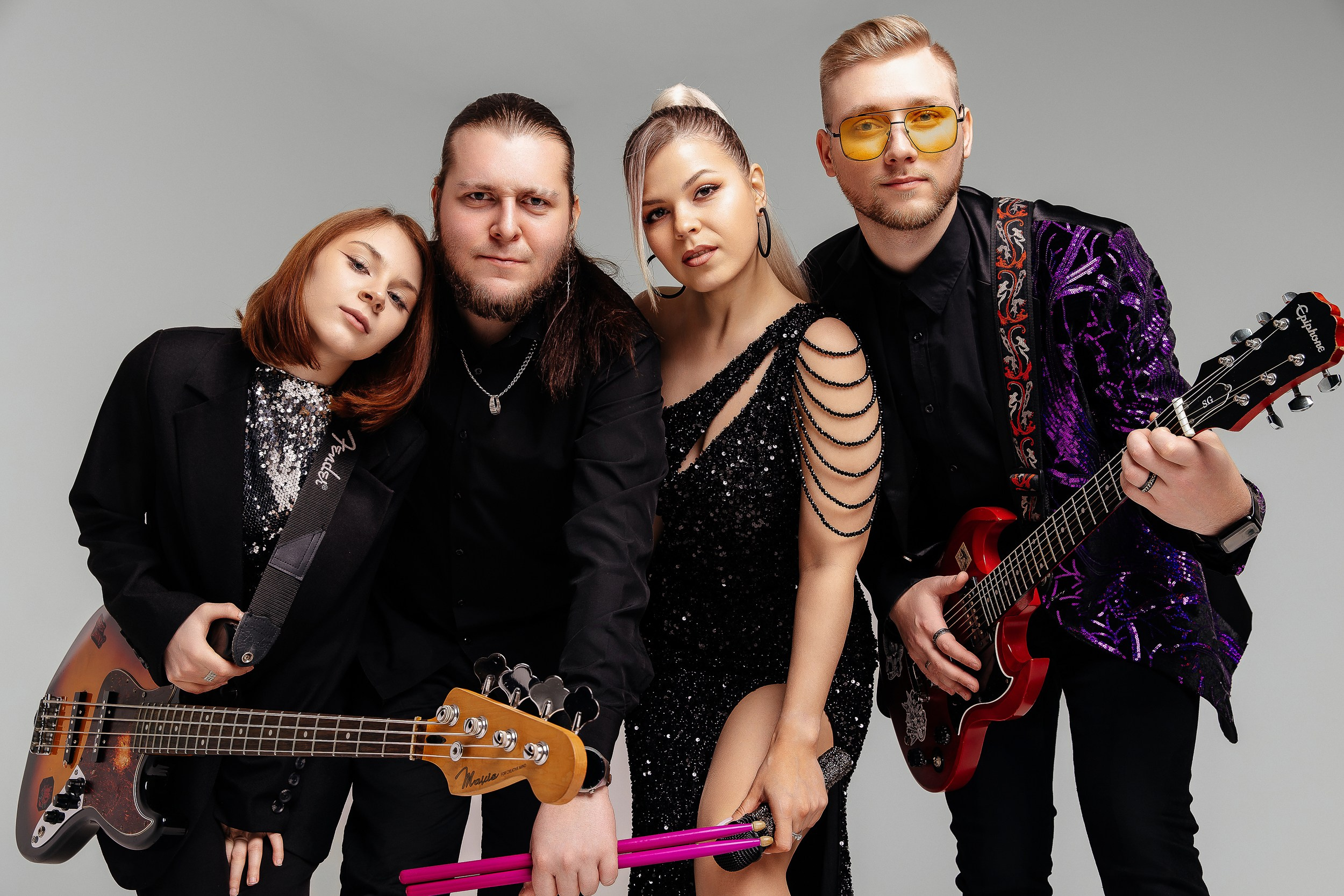 Групповая фотосъёмка для кавер-группы "Сделай громче". Тимур Аминов | Фотограф в Кемерове