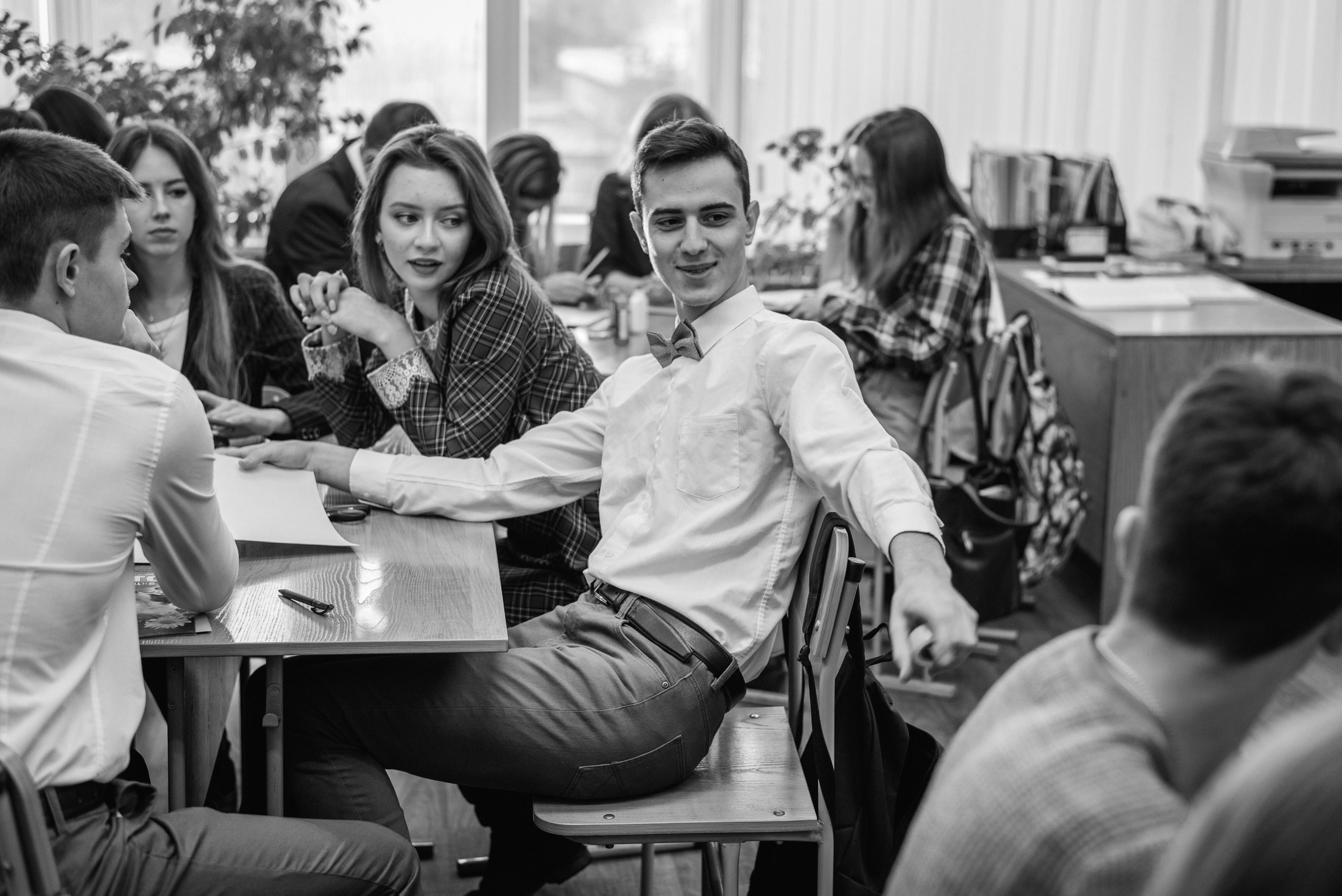 Репортажная фотография на уроках