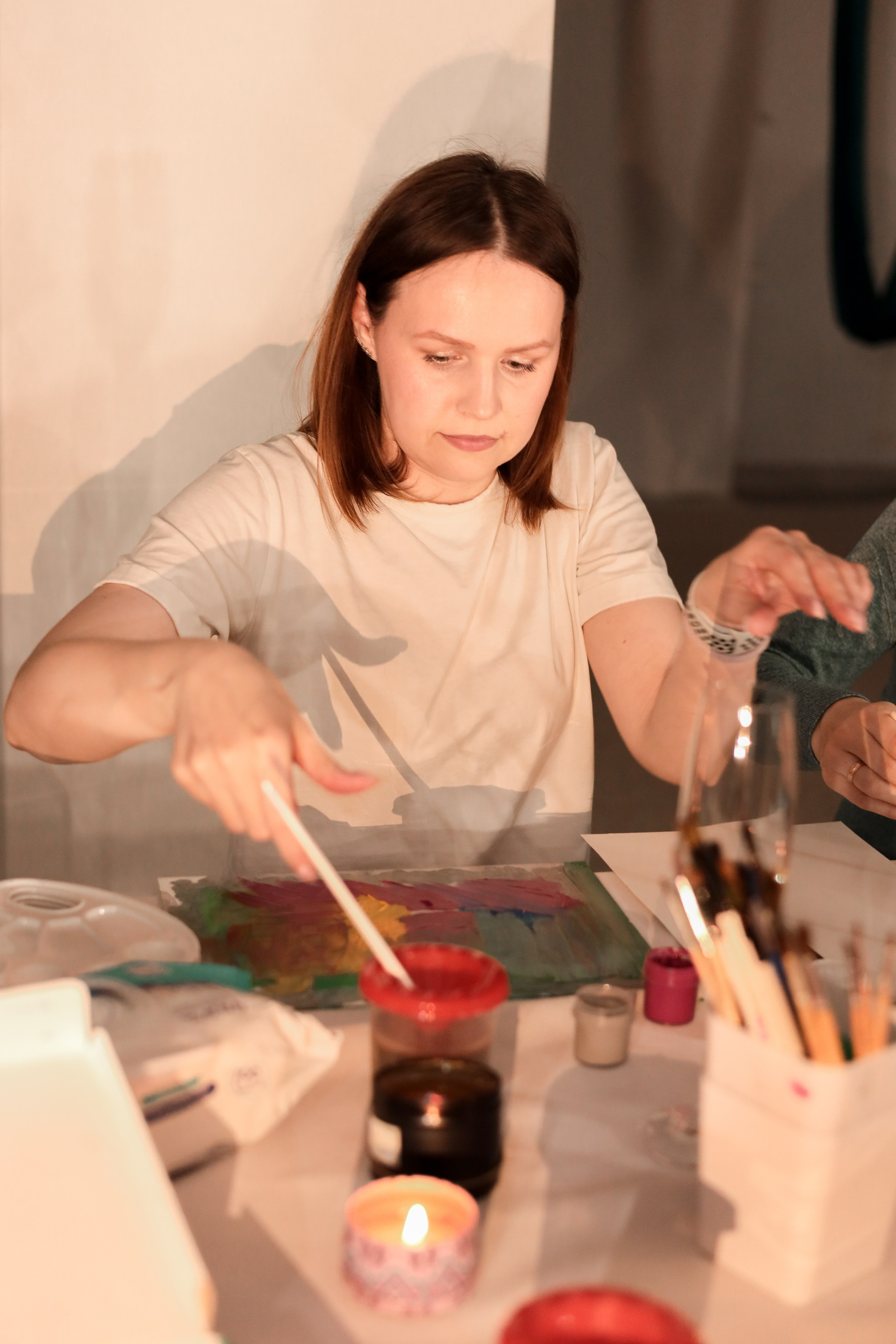 Арт-терапия + аэройога. Фотограф Надршина Лилия