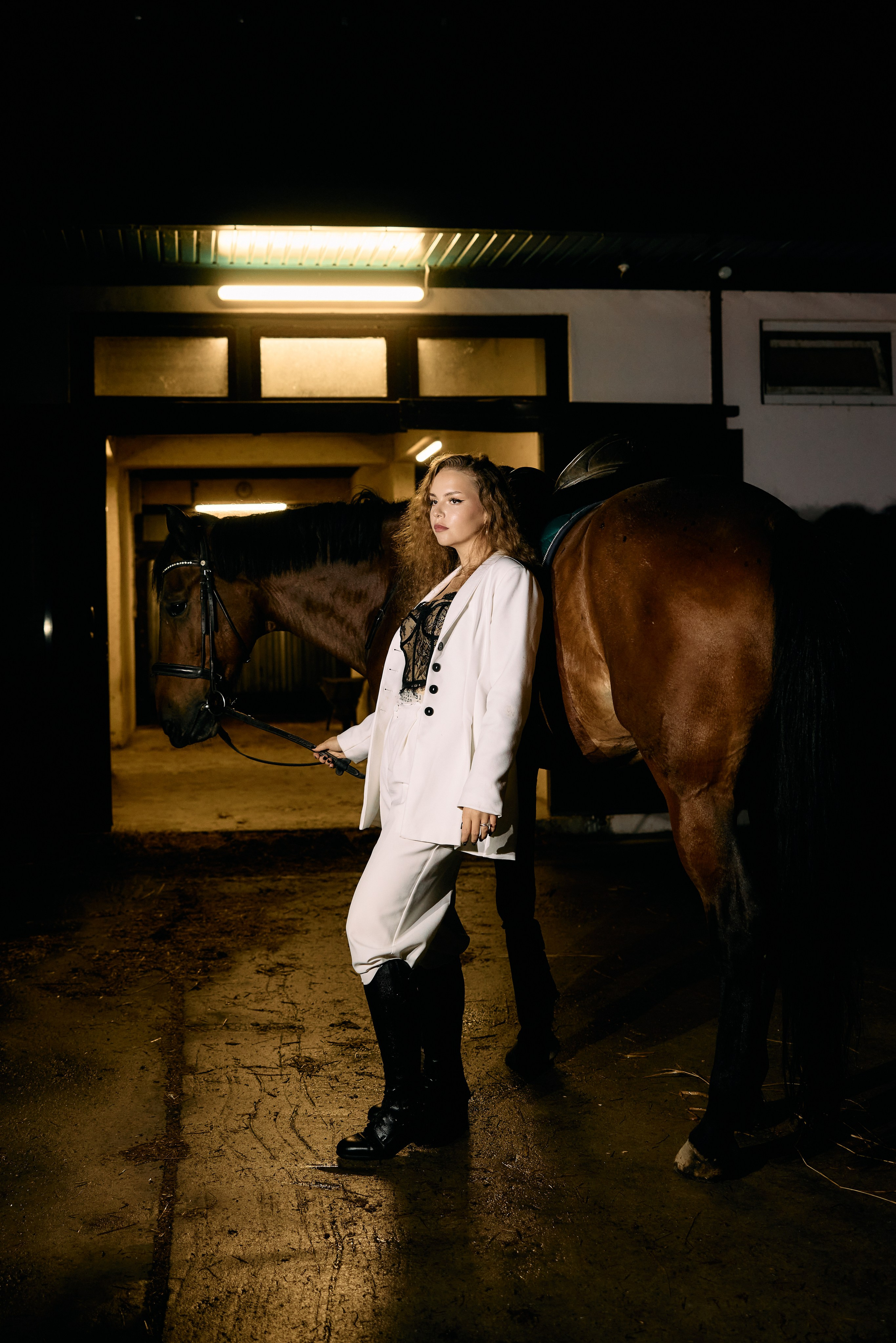 Съемка на конюшне. Сергей Ирклиенко