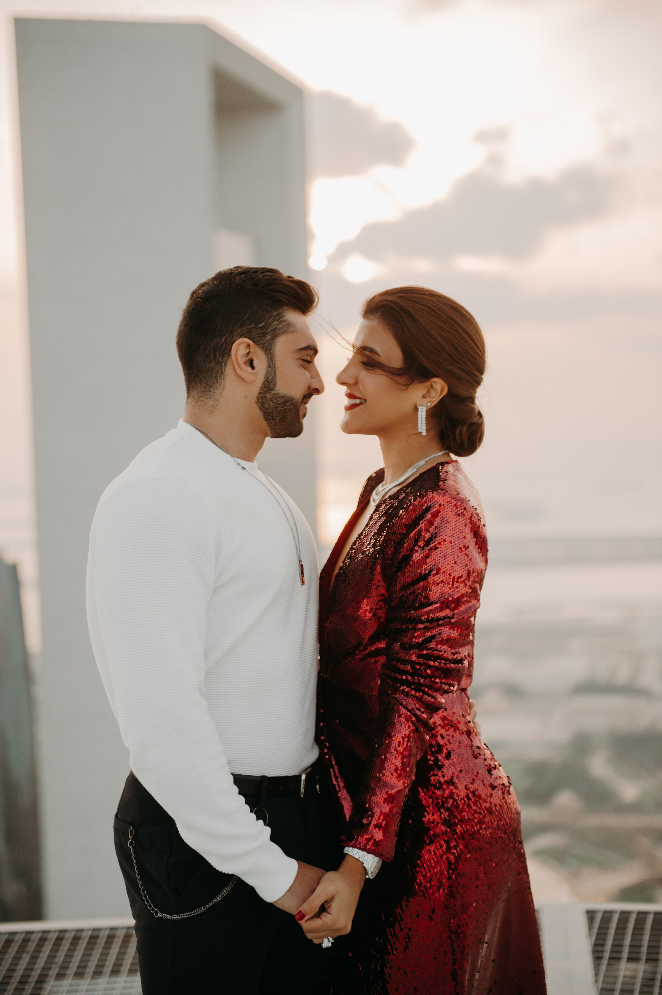 Love Story на высоте (Абу Даби). Фотограф в Москве и Санкт-Петербурге Дарина