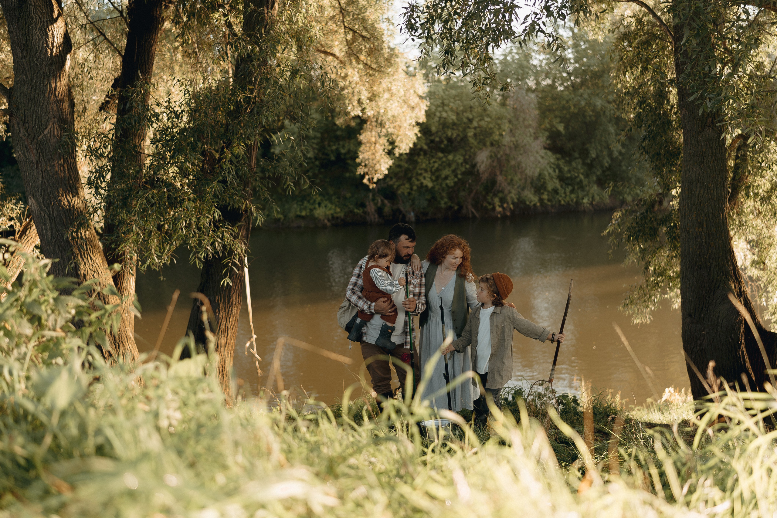 На рыбалке. Семейный и домашний фотограф в Уфе Ирина Гарасюта