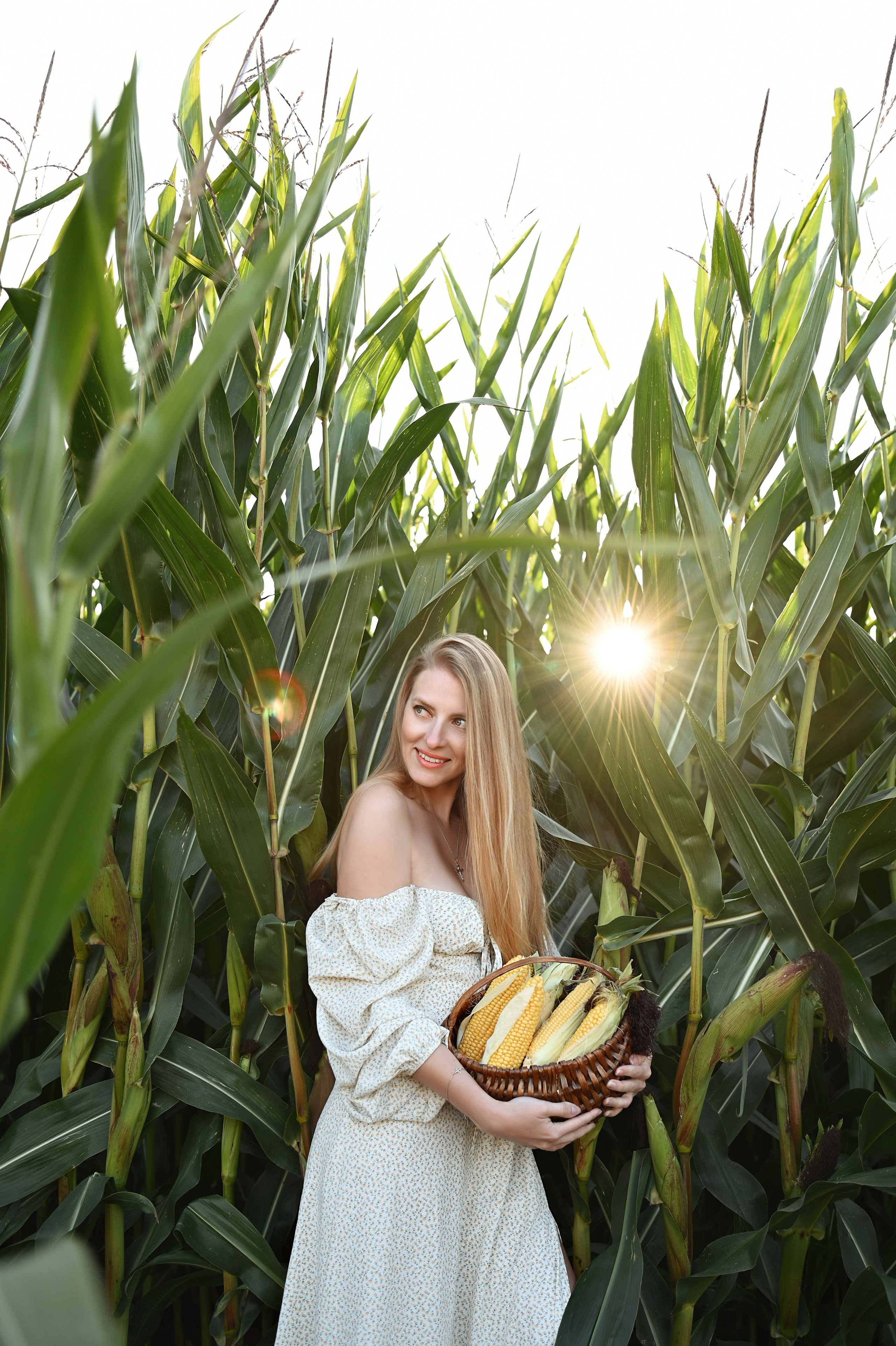 Фотосессия в кукурузном поле. Детский и семейный фотограф г. Москва Оксана Катаджи
