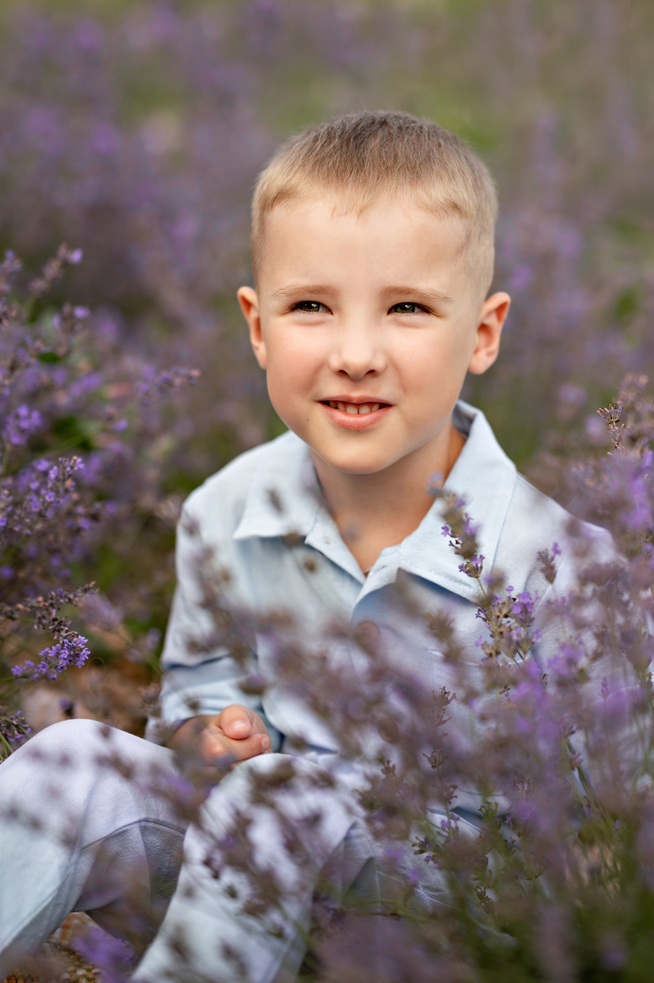 фотосессия в лаванде
