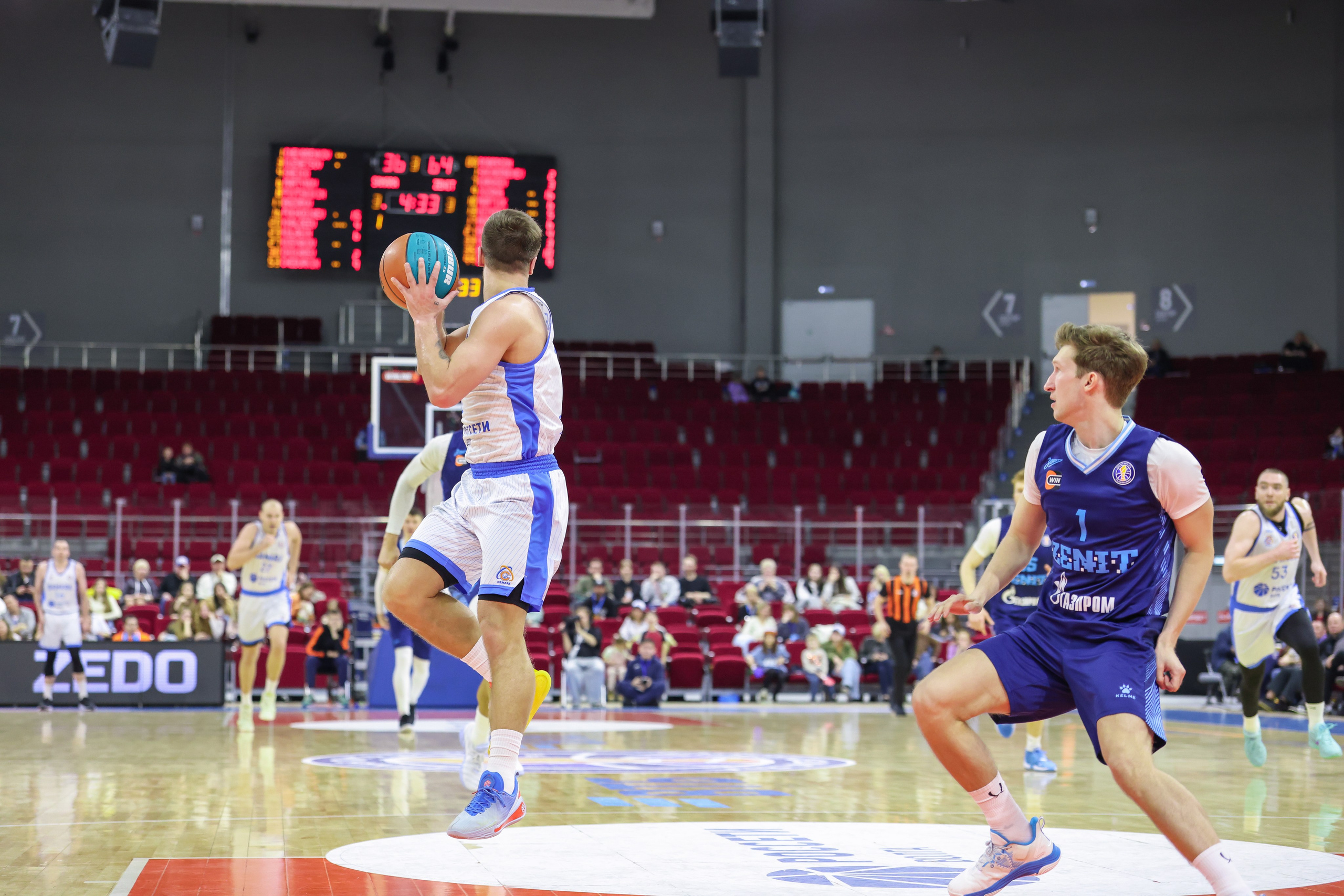 Баскетбол. Самара — Зенит. Единая лига ВТБ. Спортивный фотограф в Самаре