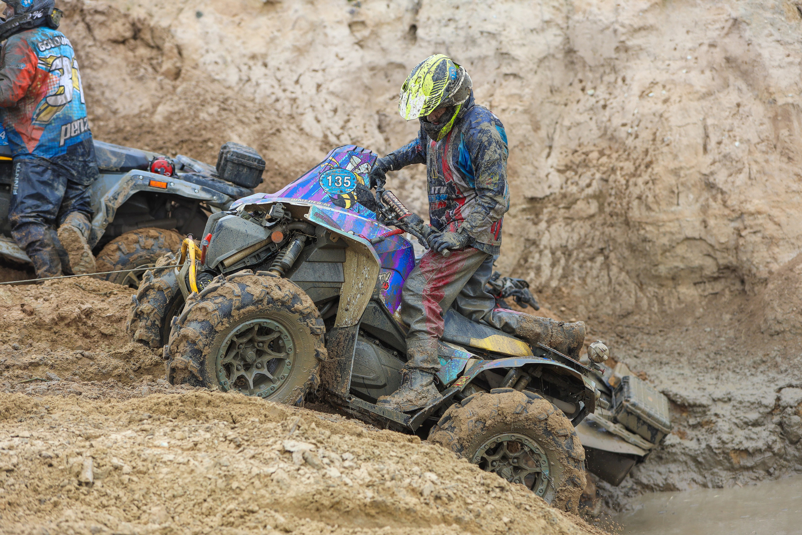 Гонки на квадроциклах Грязевое кольцо. Спортивный фотограф в Самаре