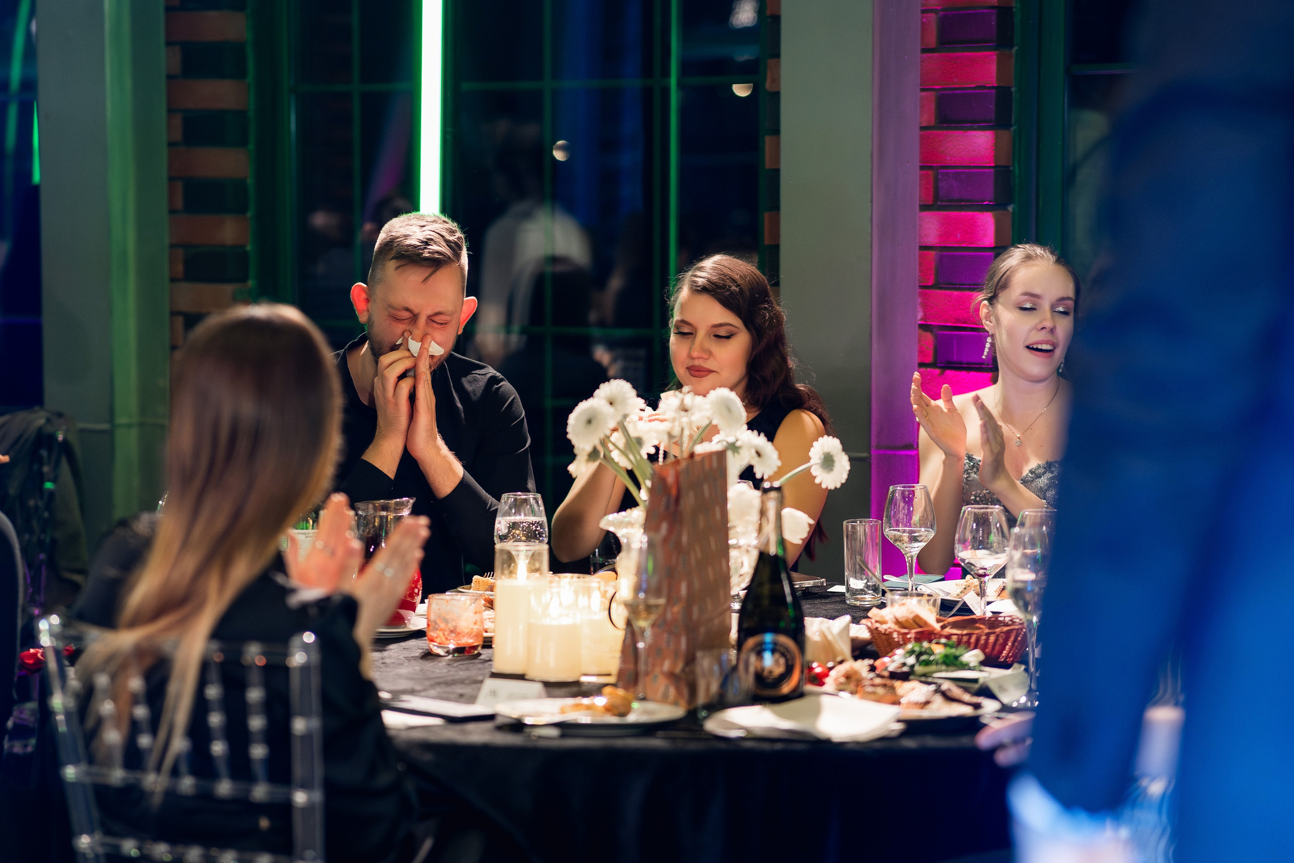 Свадебный банкет. Свадебный фотограф Москва и МО