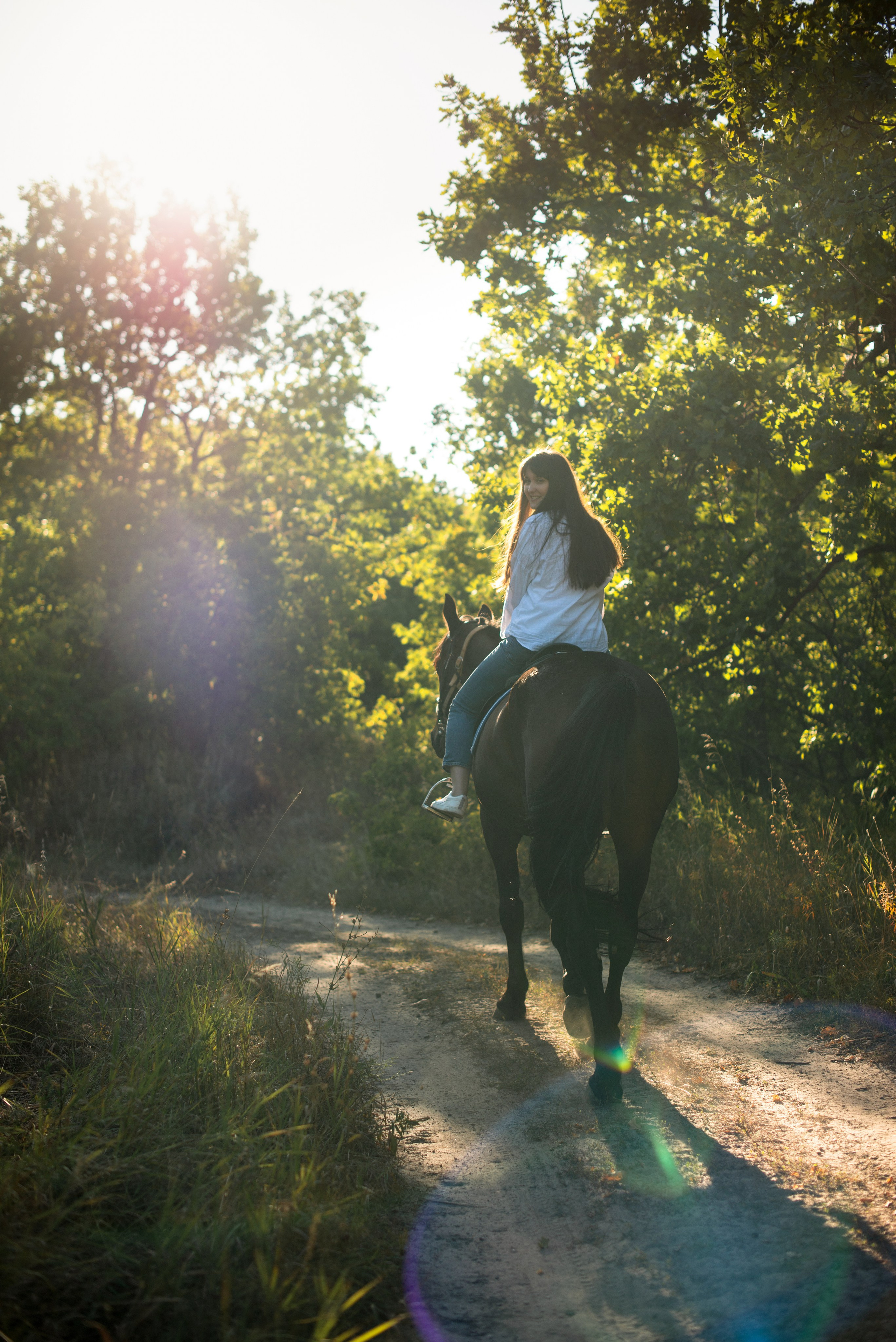 Прогулка Василия и Наташи. Конный фотограф в Саратове Юлия Иванова