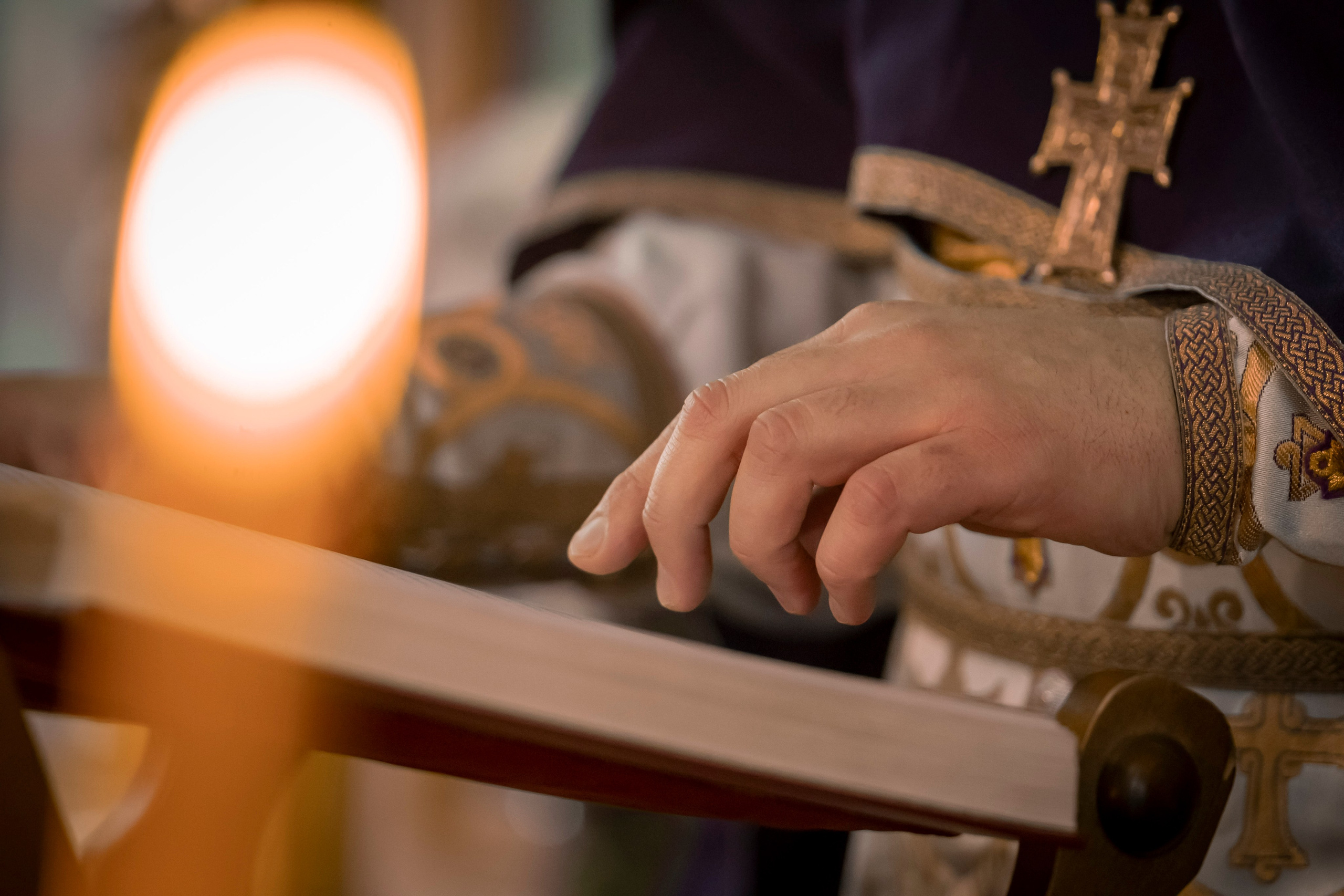 Никольский храм, г. Зерноград. Торжество Православия. Антон и Татьяна Денисенко — В храме