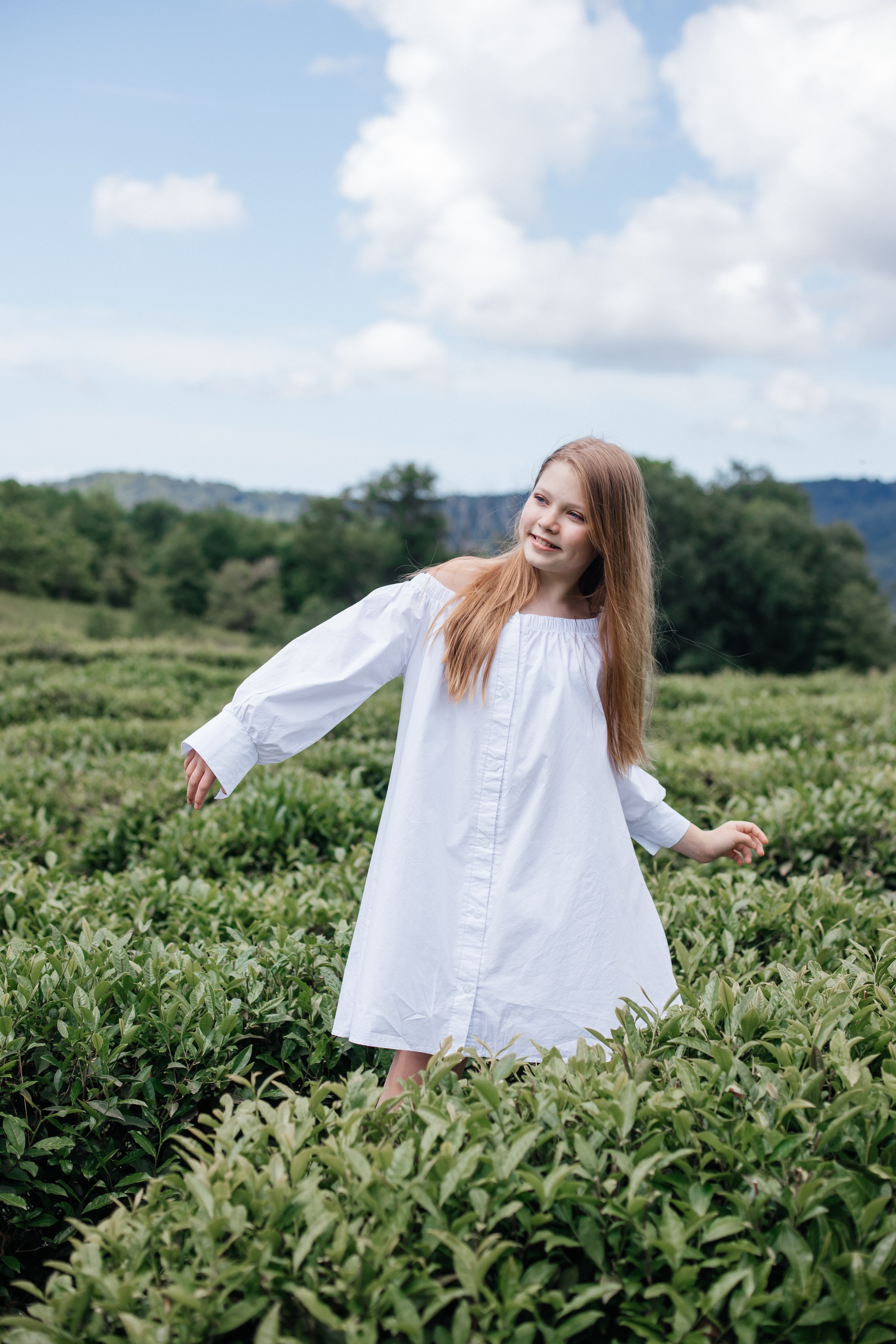Tea plantation. Efimova Model Agency