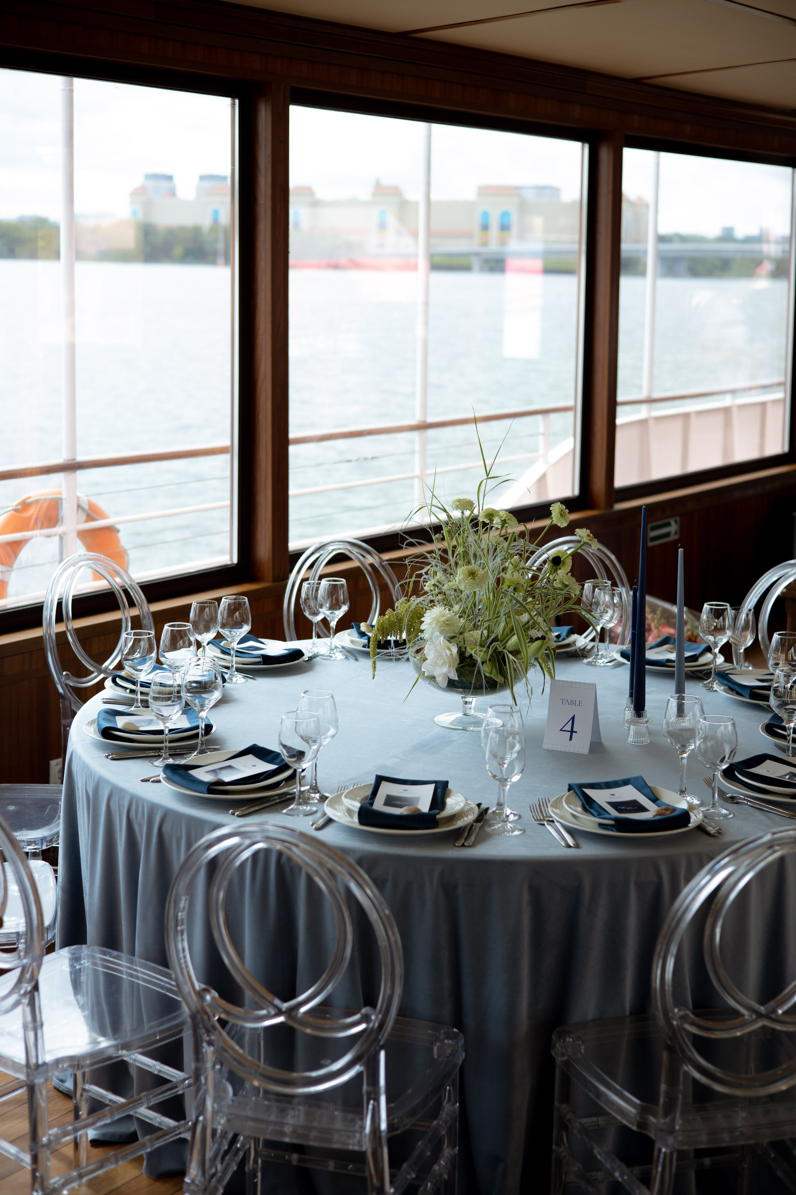 Мужской ДР. Теплоход «Императрица». Оформление свадеб, декор свадеб Вера Маркова, Москва